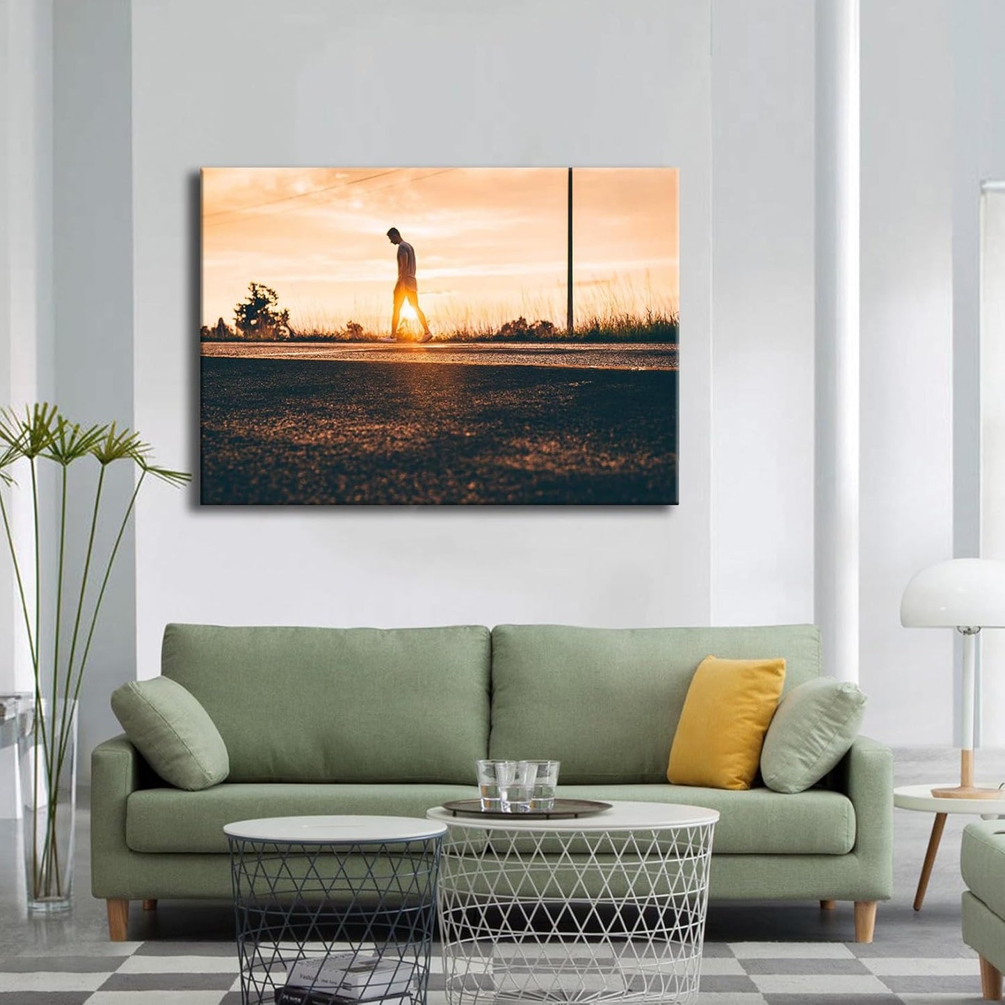 Laoife Custom Canvas Prints with Your Photos 40"x28", Canvas Photo Prints Custom, Personalized Canvas Wall Art for Office Home Bedroom Living Room Wall Decor, Gift for Father's Day Birthday Wedding