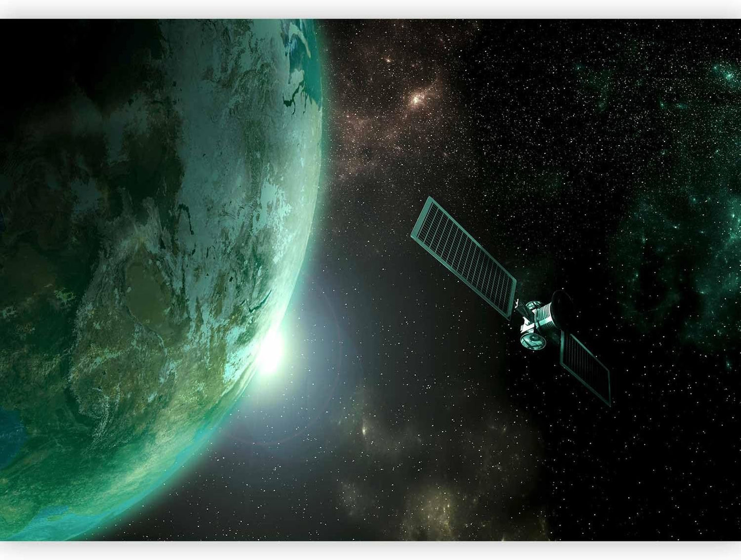 artgeist Wall Mural Cosmos Galaxy 135x101 in - Peel and Stick Self-Adhesive Wallpaper Removable Large Sticker Foil Wall Decor Print Picture Image Design n-B-0007-a-b