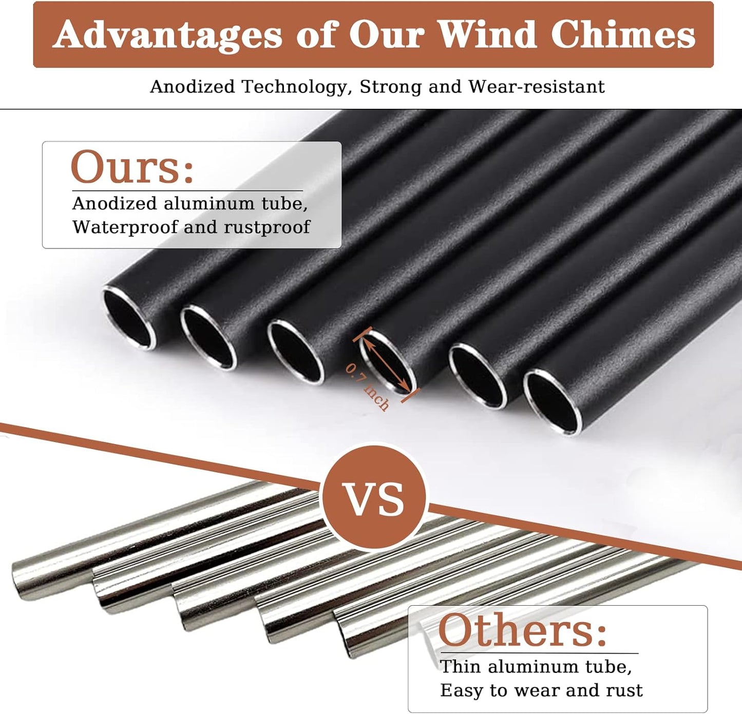 Memorial Sympathy Wind Chimes, Sympathy Gift Baskets in Memory of a Loved One Mother Father for Memorial/Bereavement/Condolence, 30" Wooden