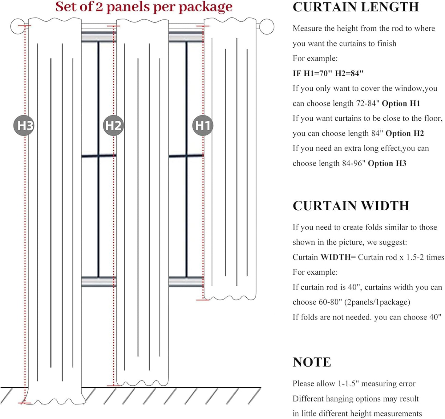 Room Darkening Cream Linen Curtains 92 Inches Long for Living Room/Bedroom, Neutral Pinch Pleated Blackout Heavy Curtain Insulated 2 Panels Set Floor to Ceiling for 93 Inch Window Drapes 40"W x 92"L