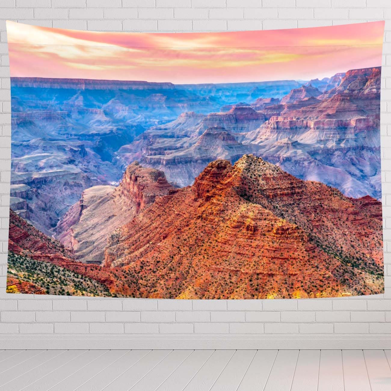 Canyon Tapestry For Bedroom Grand Canyon Arizona United States Of America Tapestries Wall Hanging For Living Room Dorm Office 80×60 In