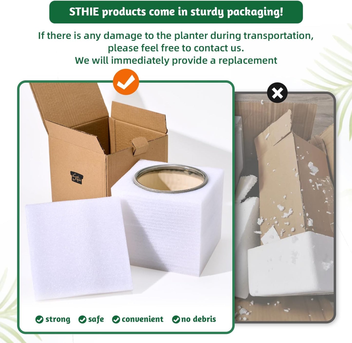 Ceramic Plant Pots with Drainage Holes and Saucers, Round Flower Pots for Indoor Plant, Diameter 3.3/4.3/5.5 Inches Small Flower Planters Set of 3