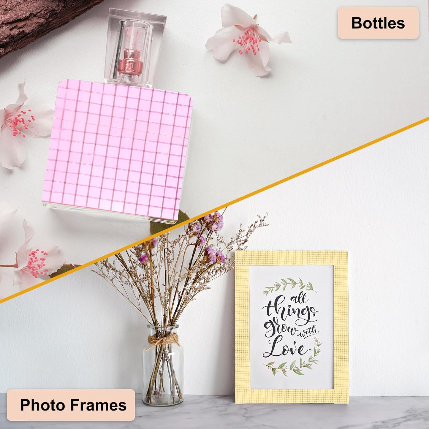 PATIKIL 5x5mm Self Adhesive Mirrors Mosaic Tiles, 10000 Pcs Square Mini Glass Mosaic Disco Tile Sticker for DIY Craft Disco Ball Party Decoration, Light Blue