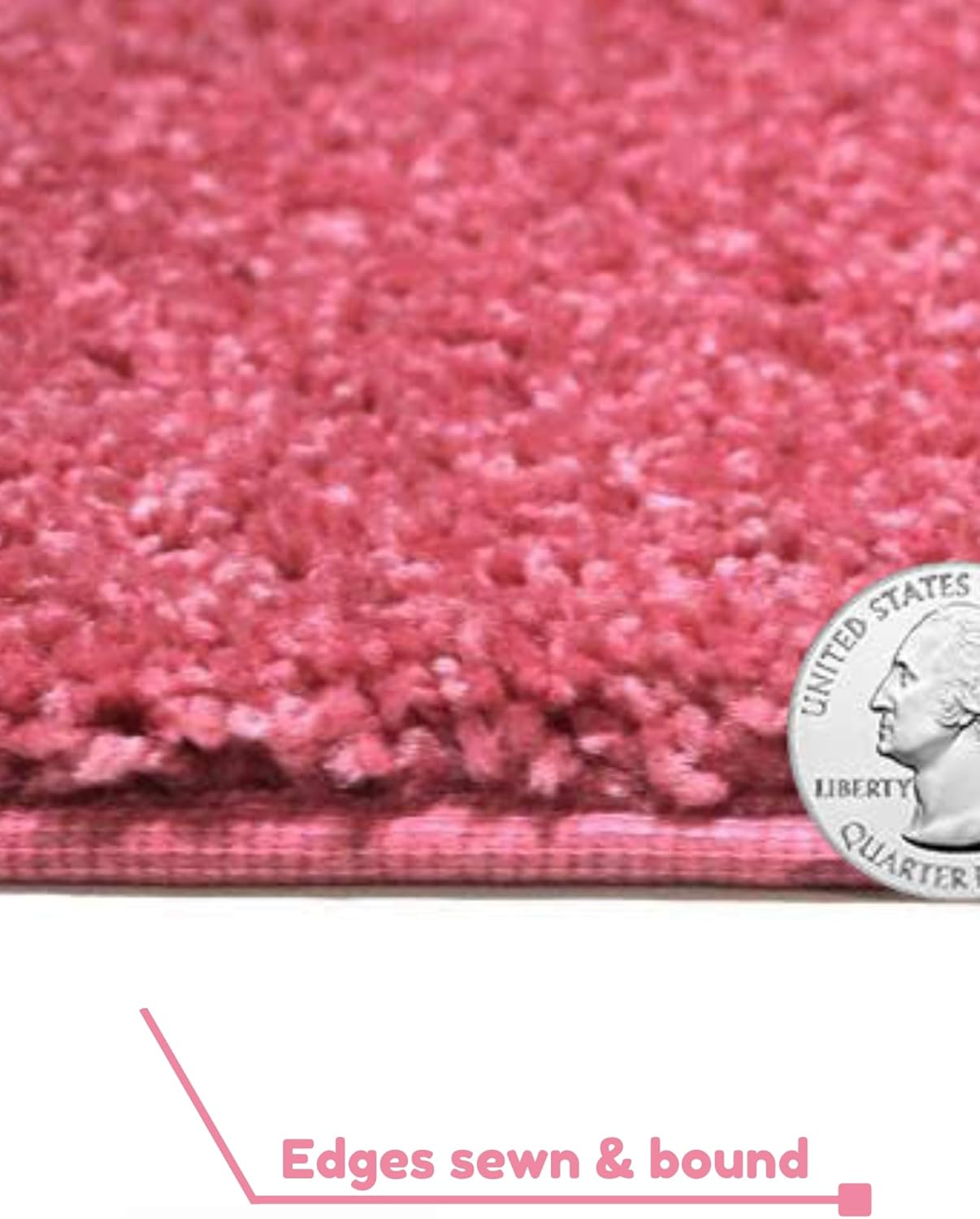 KOECKRITZ Soft and Colorful Kids Classroom Area Rugs (Passes Flammability Pill Test) Many Sizes and Bright Colors to Select from (7' x 7', Glamour)