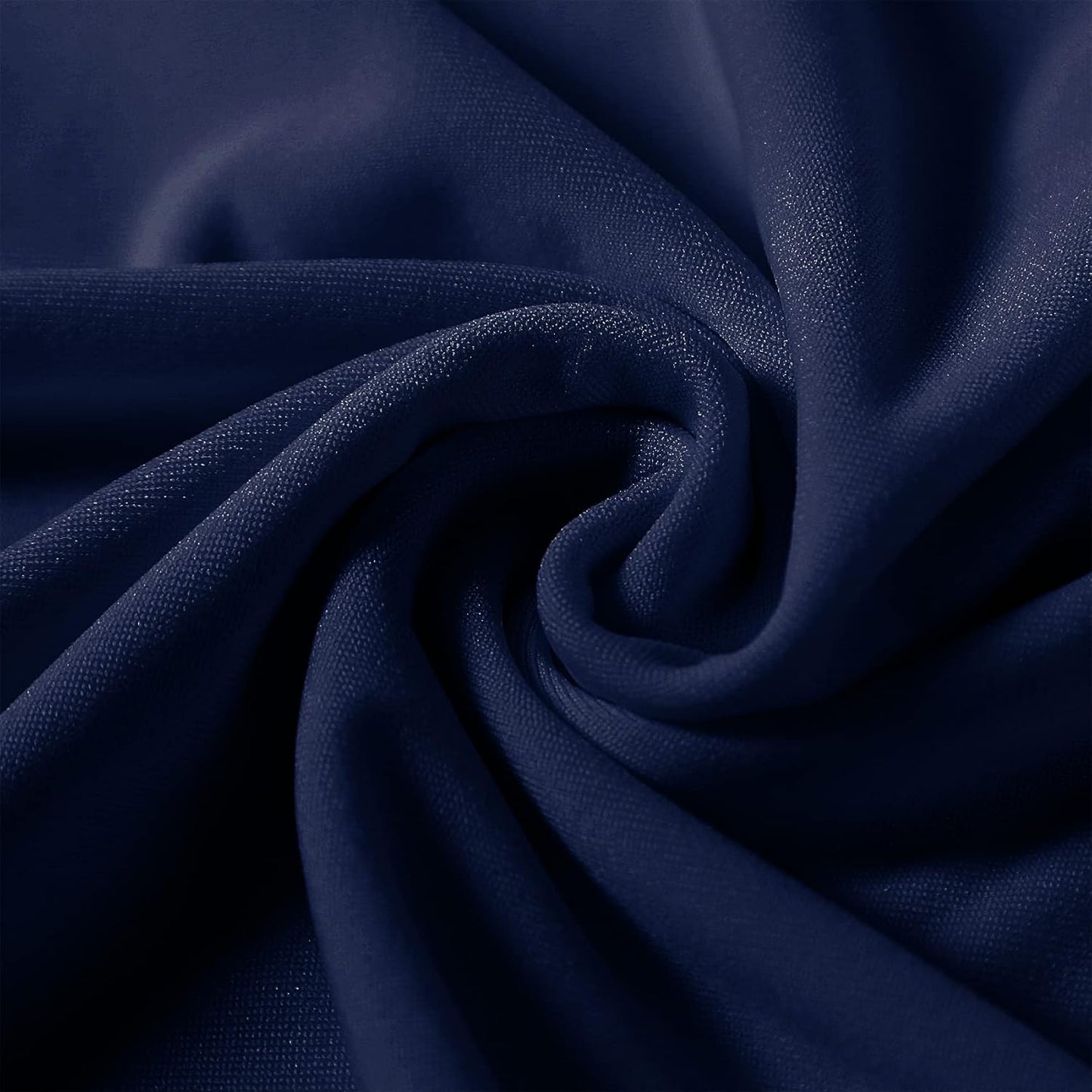 Spandex Chair Covers, 12PCS, Removable Washable Protector Stretch Covers for Living Room, Party, Banquet, Wedding, Hotel (Navy)