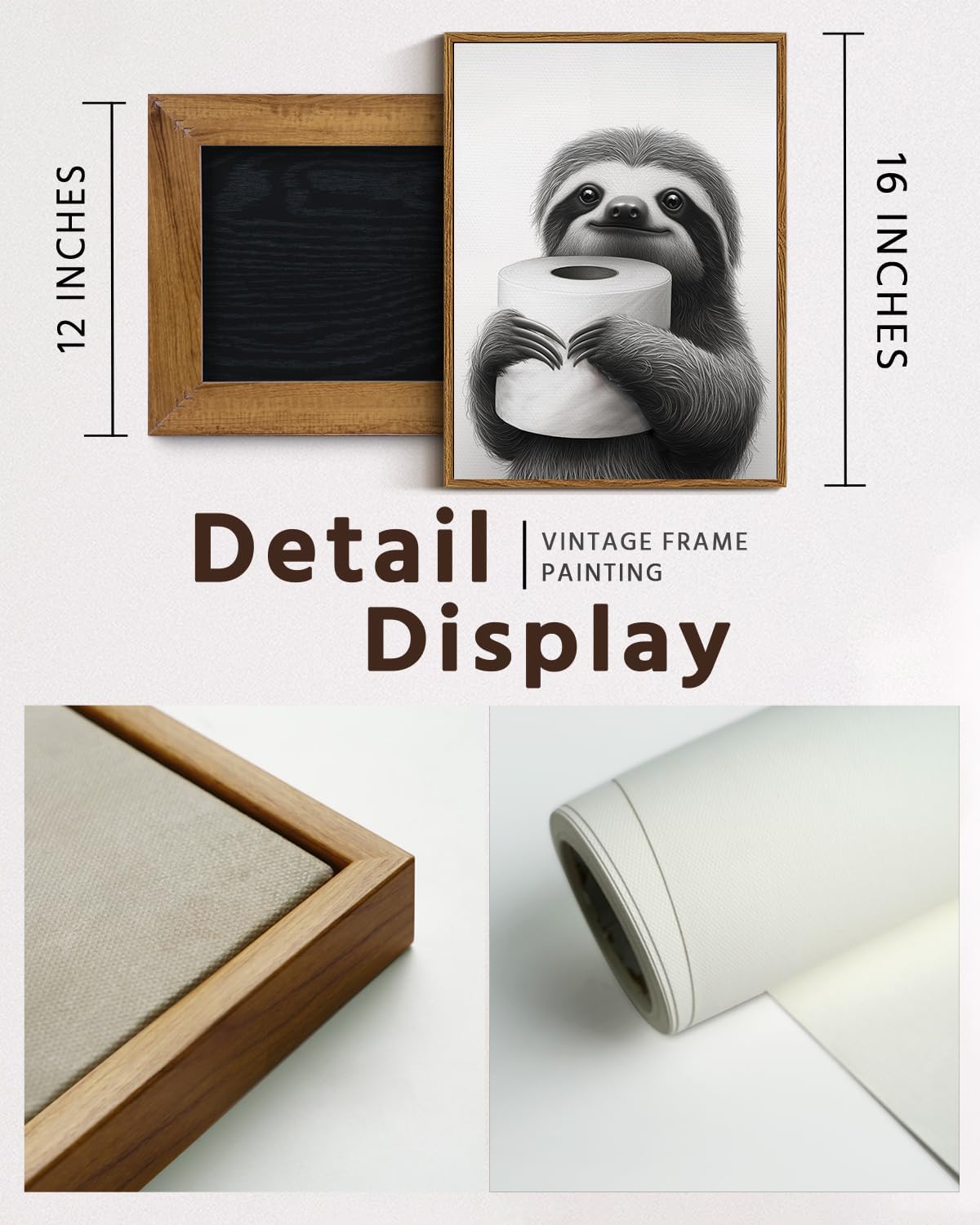 VIYYIEA Framed Wall Art JK-J1-L SM2195 16L x 12W