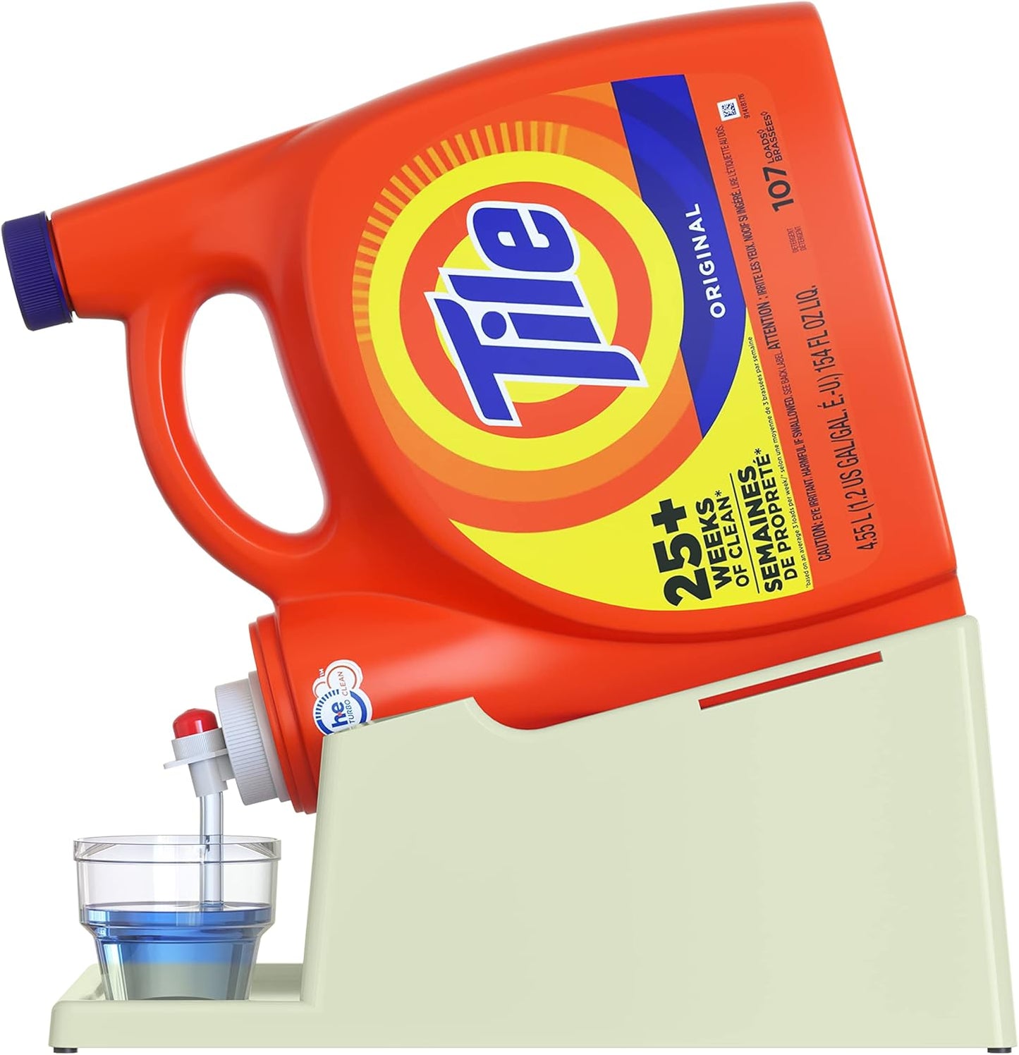 Skywin Laundry Detergent Holder Stand with Tray, Laundry Detergent Stand with Cup Holder & Drip Tray Catcher for Washing Space Organization, Easy Pour (Green)