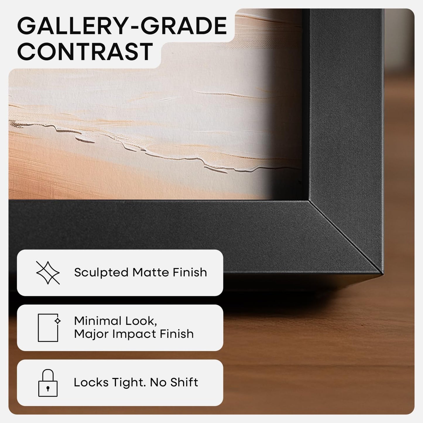 Homeforia 9x12 Picture Frame Black, High End Metal 9 x 12 Poster Frames with Mat 7 by 10 inch Photo, 9by12 Frame Matted to 7x10 in Art, 12x9 Wall or Tabletop Frames, Tempered Glass, Wall Kit, Set of 1