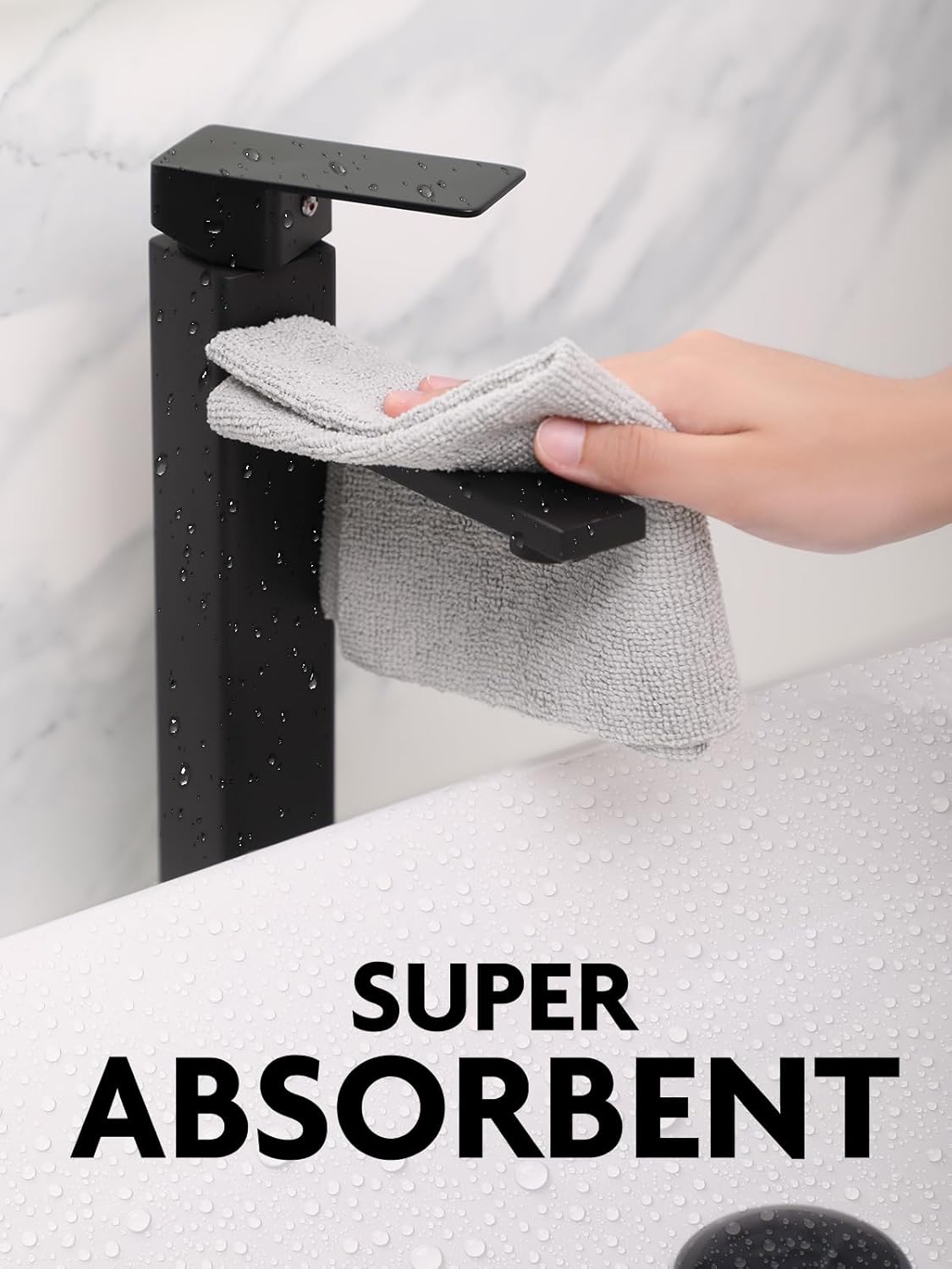 Fantasticlean Microfiber Cleaning Cloth Roll -150 Sheets, Tear Away Microfiber Towels, 12" x 12", Reusable Washable, Ultra Absorbent Dish Rags for Car, Home, Garage or Shop (2 Rolls of Grey)