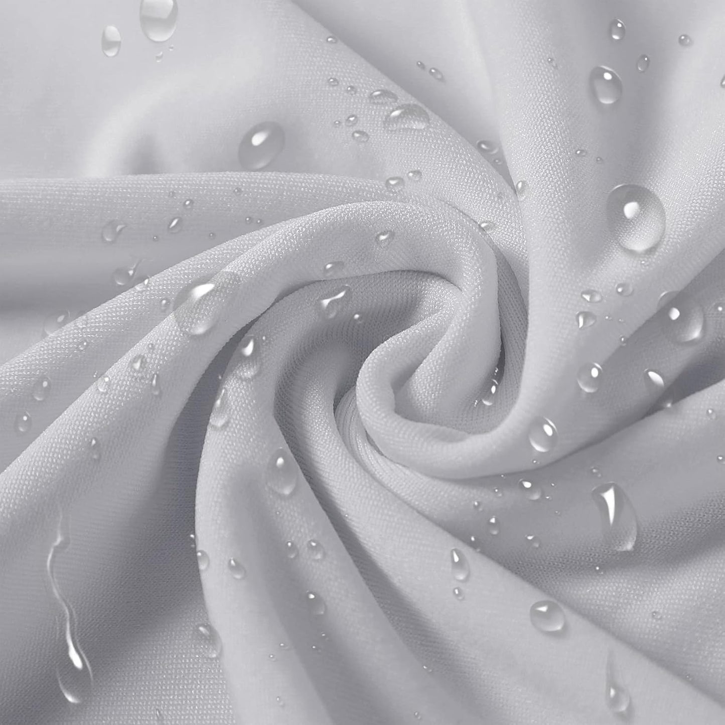 SUPERO Waterproof Spandex Chair Cover 12PCS, Stretch Dining Chair Covers, Polyester Outdoor Chair Covers, Protector Stretch Chair Cover for Party Universal, Banquet, Wedding Event, Hotel(Silver)