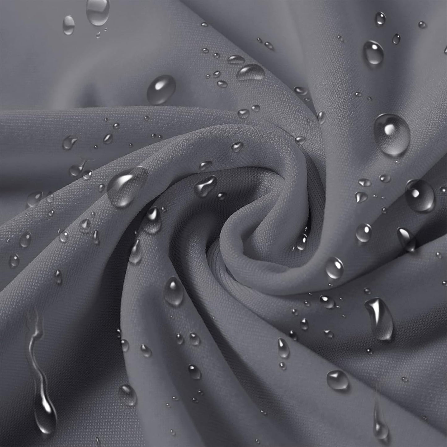 SUPERO Waterproof Spandex Chair Cover 12PCS, Stretch Dining Chair Covers, Polyester Outdoor Chair Covers, Protector Stretch Chair Cover for Party Universal, Banquet, Wedding Event, Hotel(Grey)