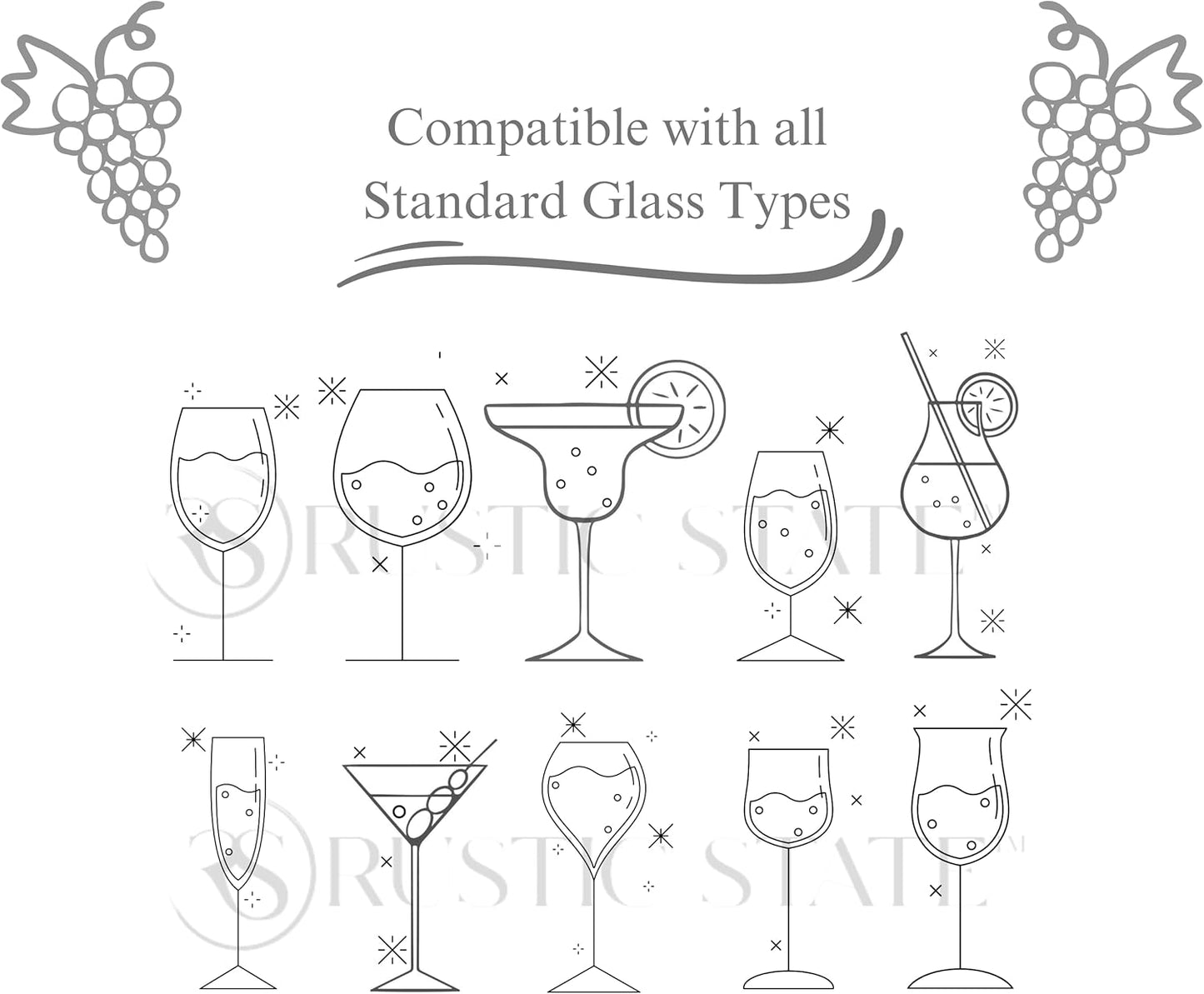 Rustic State Eze 4 Sectional Under Cabinet Mount Wood Stemware Rack Hanging Shelf Glassware Holder Bar Organizer with up to 12 Wine Glass Storage 12 Inch Deep Natural