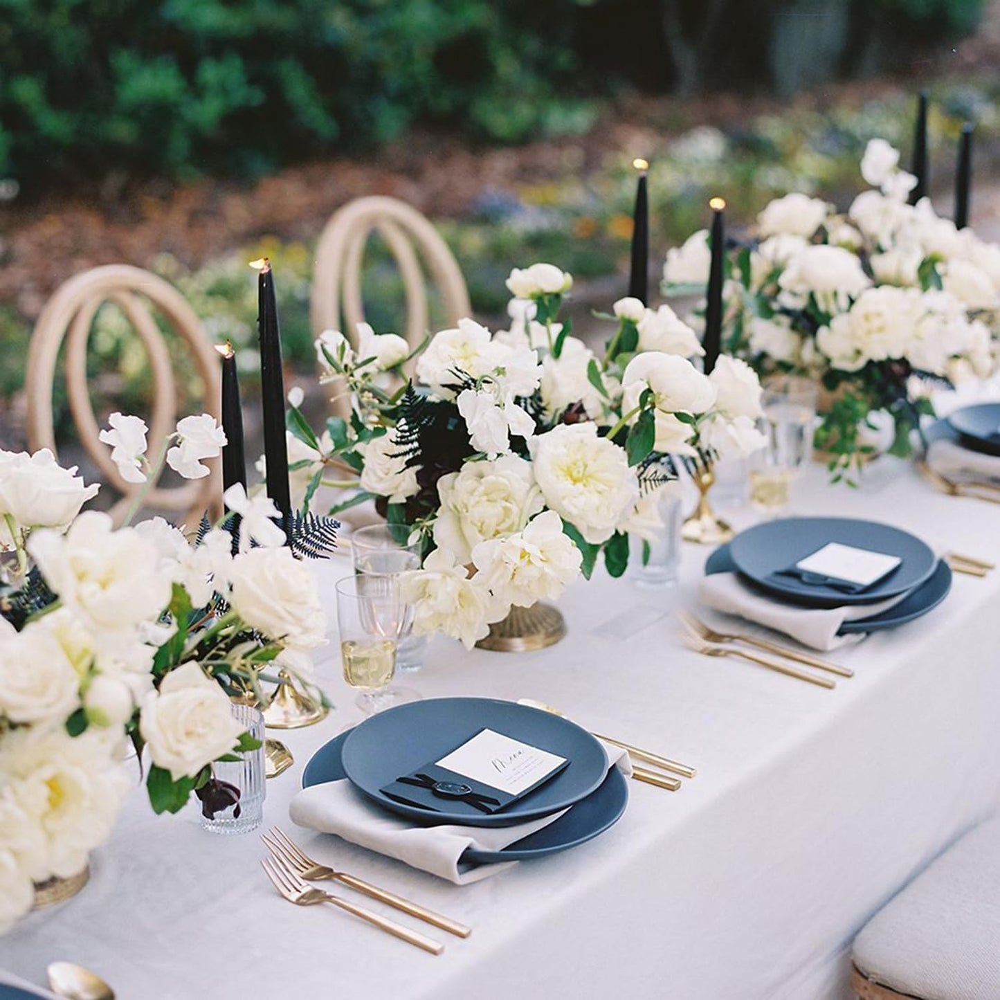 sancua Rectangle Tablecloth - 60 x 102 Inch - Stain and Wrinkle Resistant Washable Polyester Table Cloth, Decorative Fabric Table Cover for Dining Tables, Buffet Parties and Camping, White