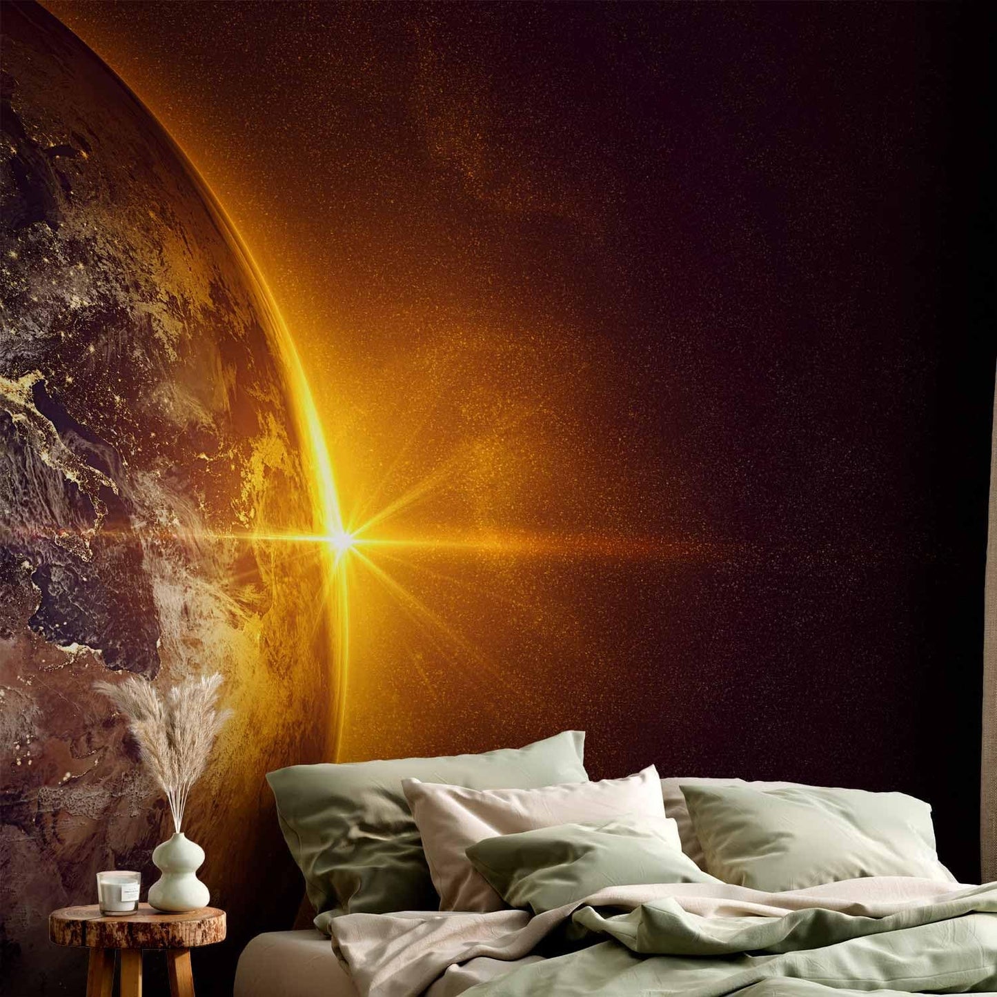 artgeist Wall Mural Cosmos Galaxy 154x110 in - Peel and Stick Self-Adhesive Wallpaper Removable Large Sticker Foil Wall Decor Print Picture Image Design n-B-0003-a-a