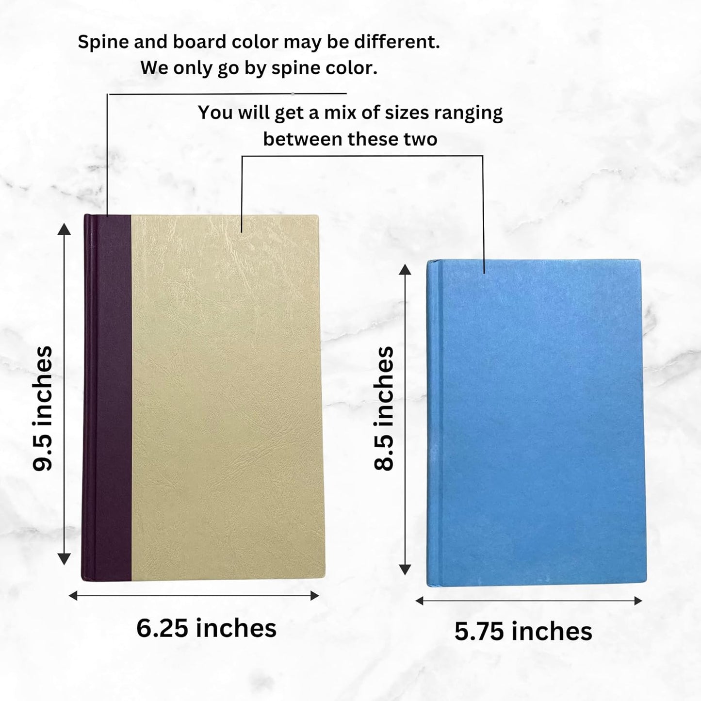 Curated Decorative Books Hardcover Décor Books for Home Décor, Choose Color, Interior Design, Office, Wedding Display, Instant Library, or Staging (Light Blue, Three Feet)