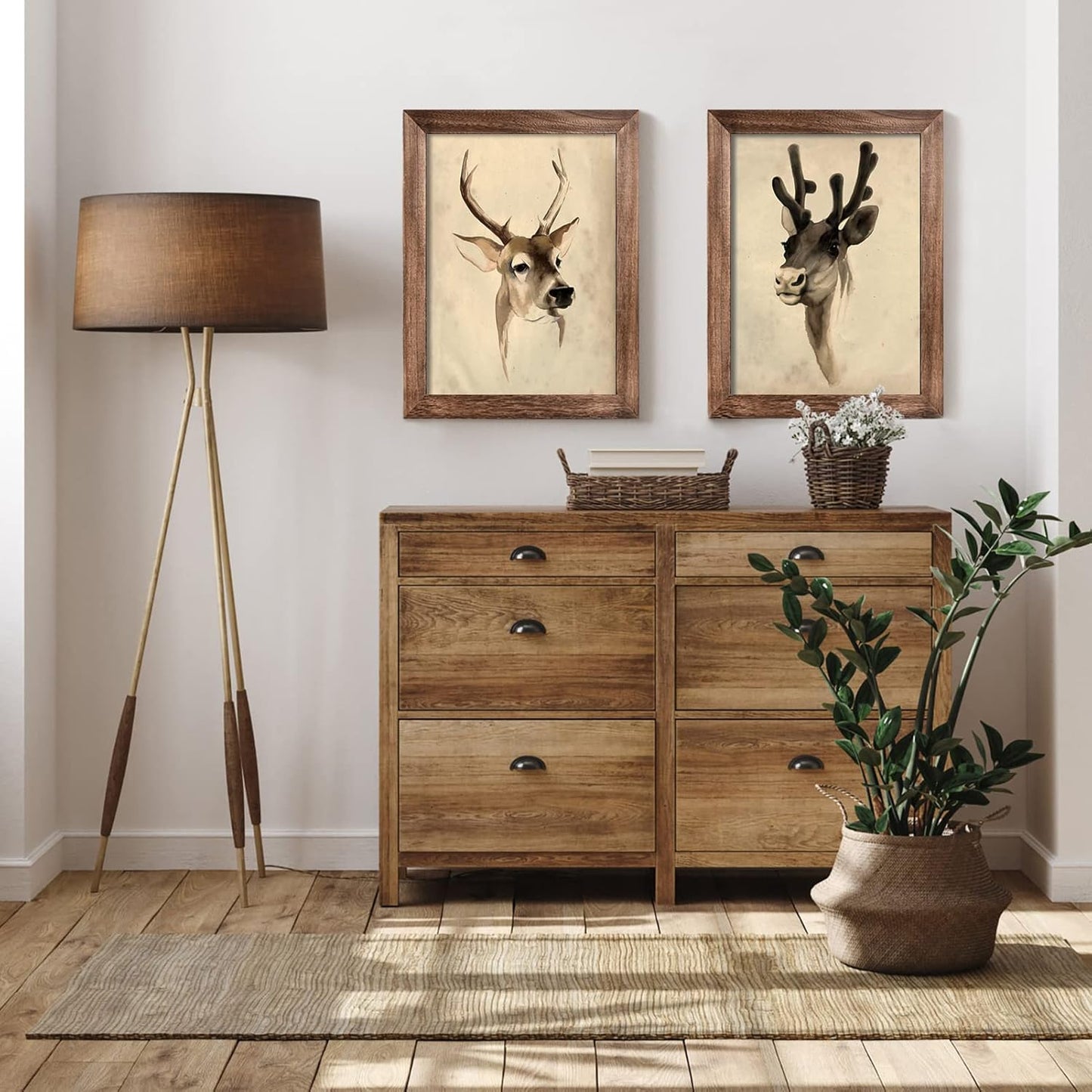 Yaetm-11x14 Picture Frame, Natural Solid Wood Photo Frame Display for Wall Mounting, High Definition Glass Carbonized Black(2 Pack)