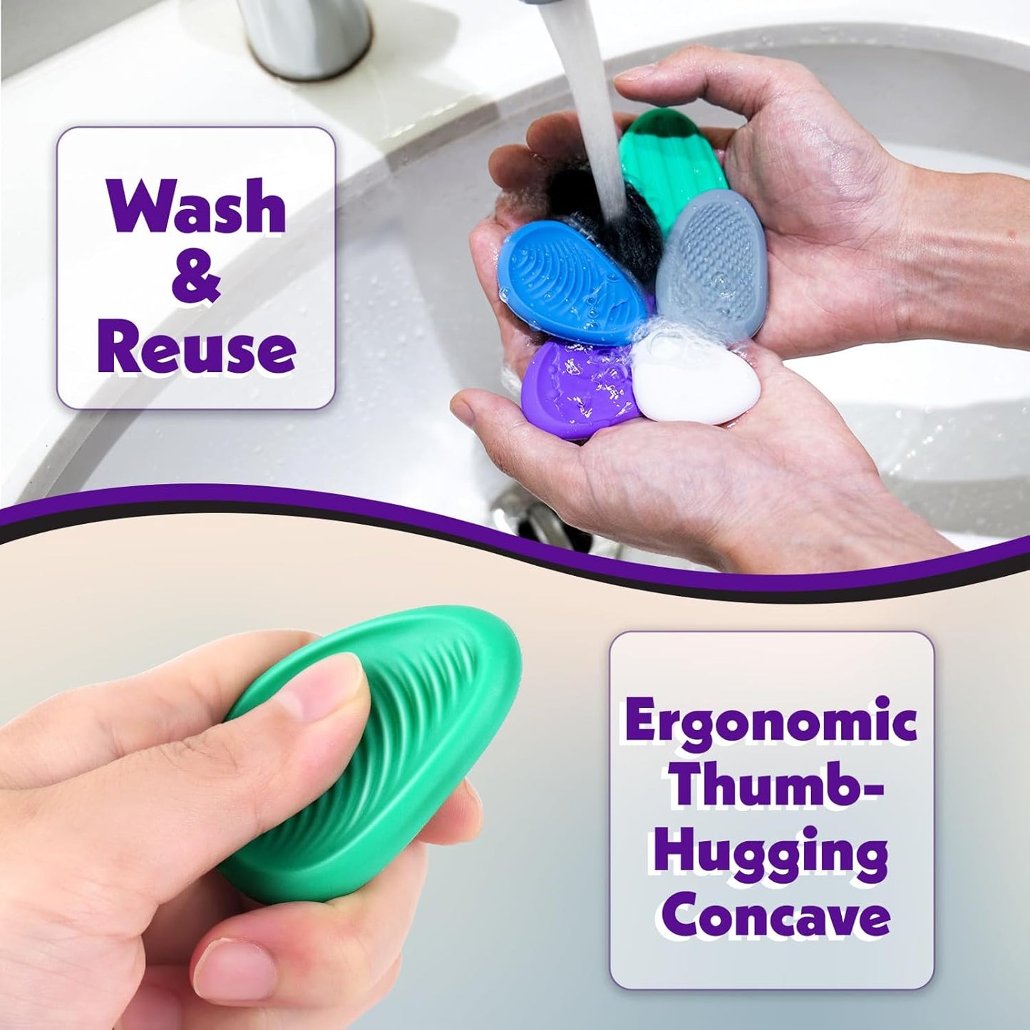 Fidget Toys Adults Sensory Stones: 12 Pack Textured Worry Stone for Autism Kids Calming Down - Fidget Stress Toys for Anxiety Relief - Students Prizes Fidget Toys