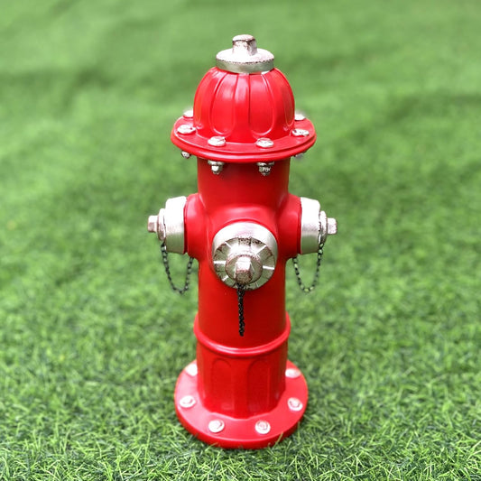 Elenon Garden Fire Hydrant Outdoor Statue Decorative for Dog to Peed on, 14.5" Fire Hydrant Puppy Pee Training Post, Gadrden Yard Lawn Backyard Ornament Decoration Firefighter Gifts for Men