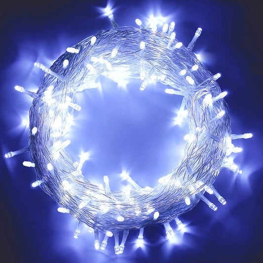 98FT 200 LEDs String Lights Waterproof Fairy Lights 8 Modes with Memory 30V UL Certified Power Supply for Home, Garden, Wedding, Party, Christmas Decoration Indoor Outdoor (Cool White)