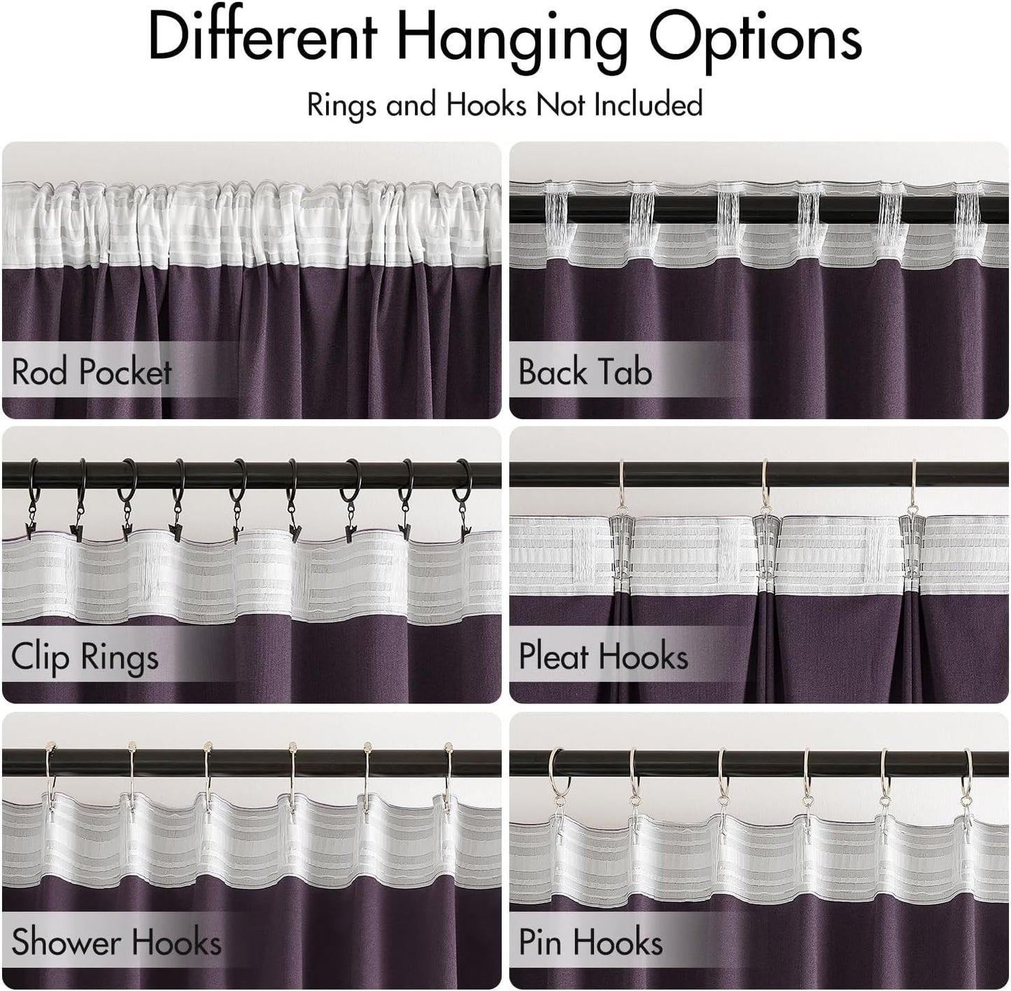 MIULEE Purple Velvet Curtains 90 inches 2 Panels - Luxury Room Darkening Window Drapes for Bedroom Living Room Thermal Insulated Super Soft Blackout, Back Tab Rod Pocket Pinch Pleated, W52 x L90