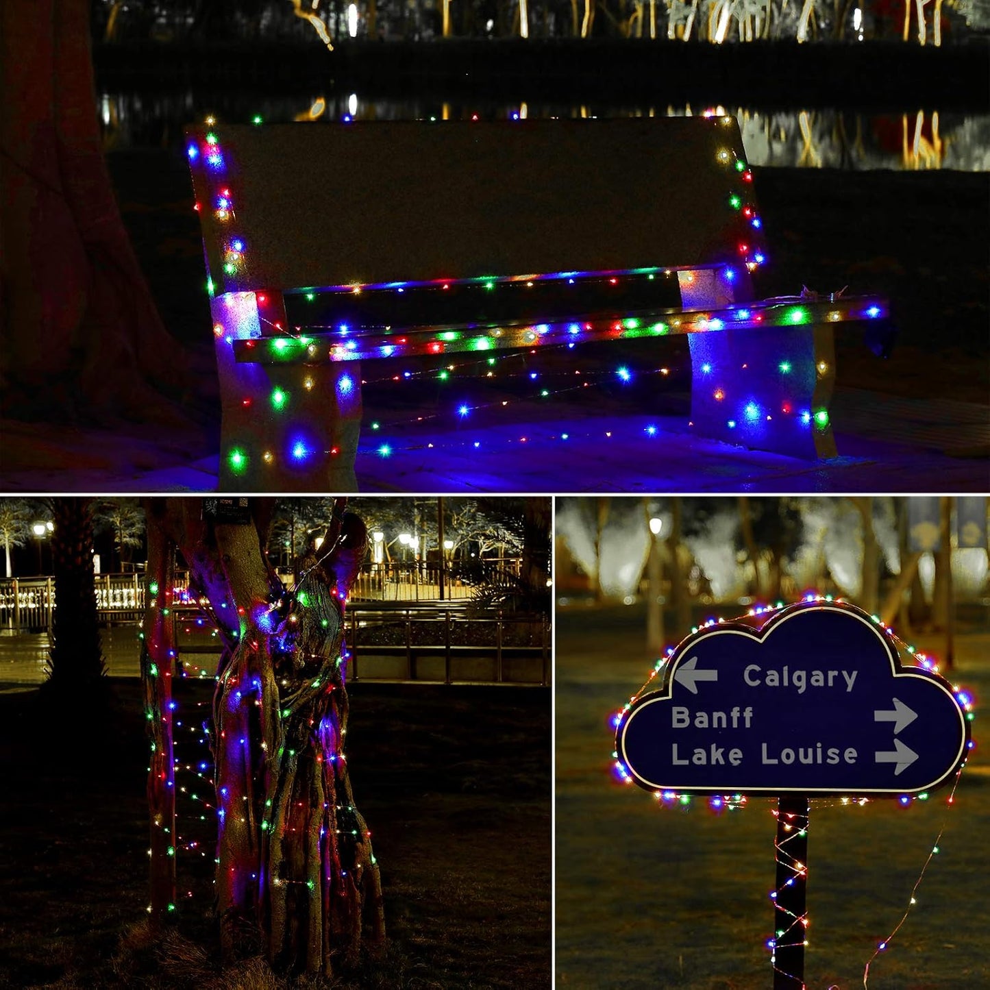 Led Fairy Lights Battery Operated, 2 Packs Mini Battery Powered Copper Wire Starry Fairy Lights for Bedroom, Christmas, Parties, Wedding, Centerpiece, Decoration (5m/16ft Multi-Colored)