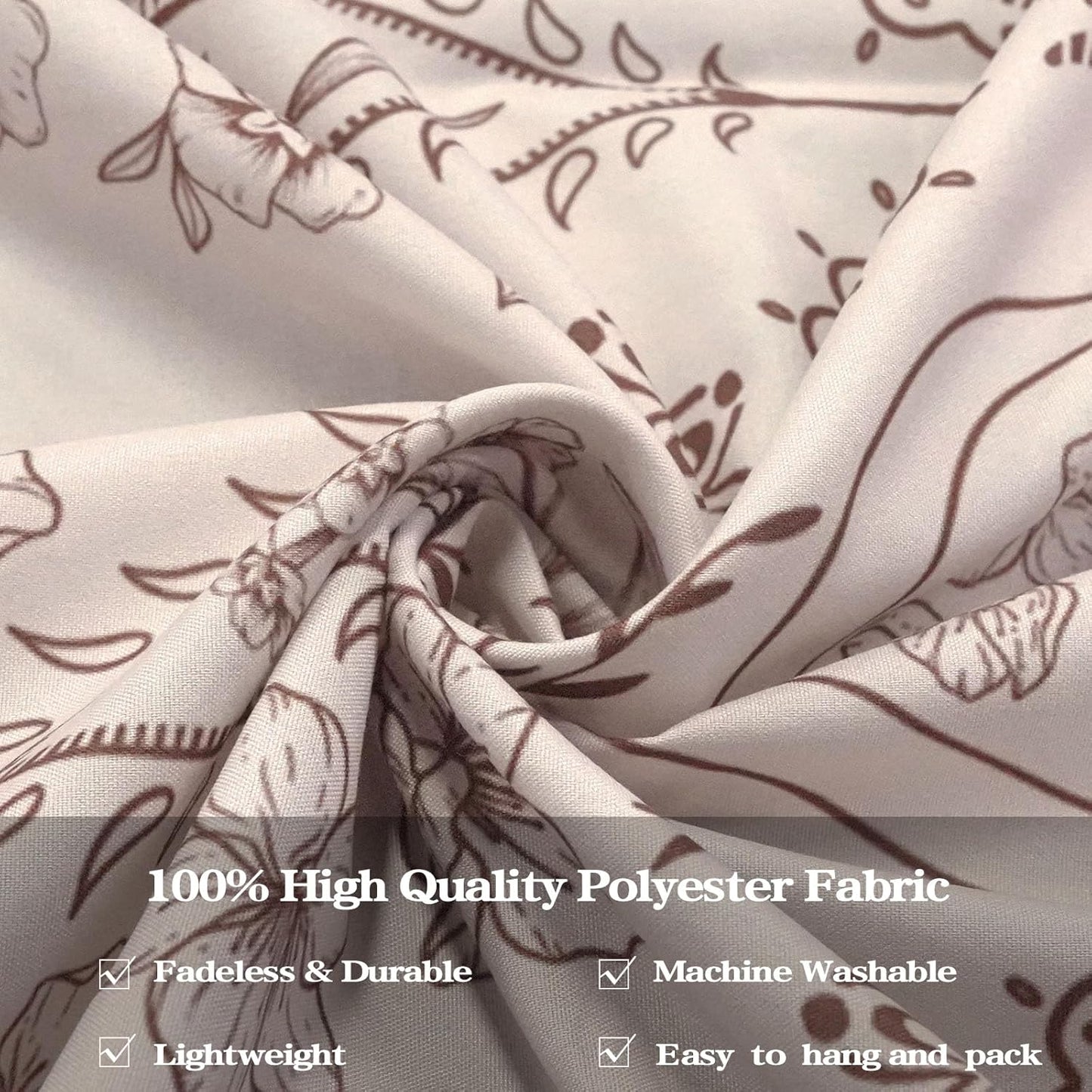 Fowocu Boho Floral Mandala Tapestry for Bedroom Aesthetic Bohemian Flower Wall Tapestry Beige Hippie Indian Large Tapestries Wall Hanging for Living Room Dorm Decor 80 x 60 Inch