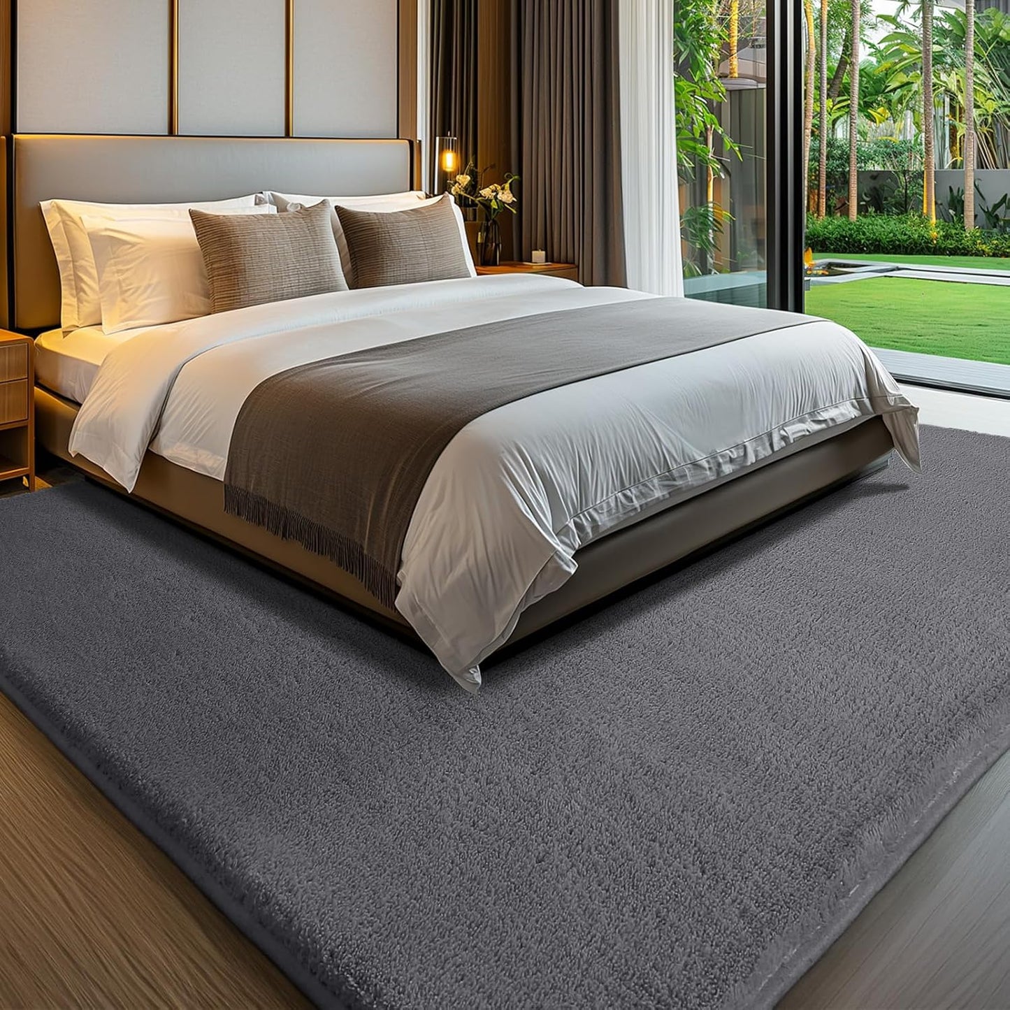 Sour Lemon 9x12 Area Rugs for Living Room, Soft Large Area Rug Fluffy Rugs for Bedroom，Machine Washable Area Rug Non Slip Carpet Rug for Living Room Playroom Kids Room Home Decor