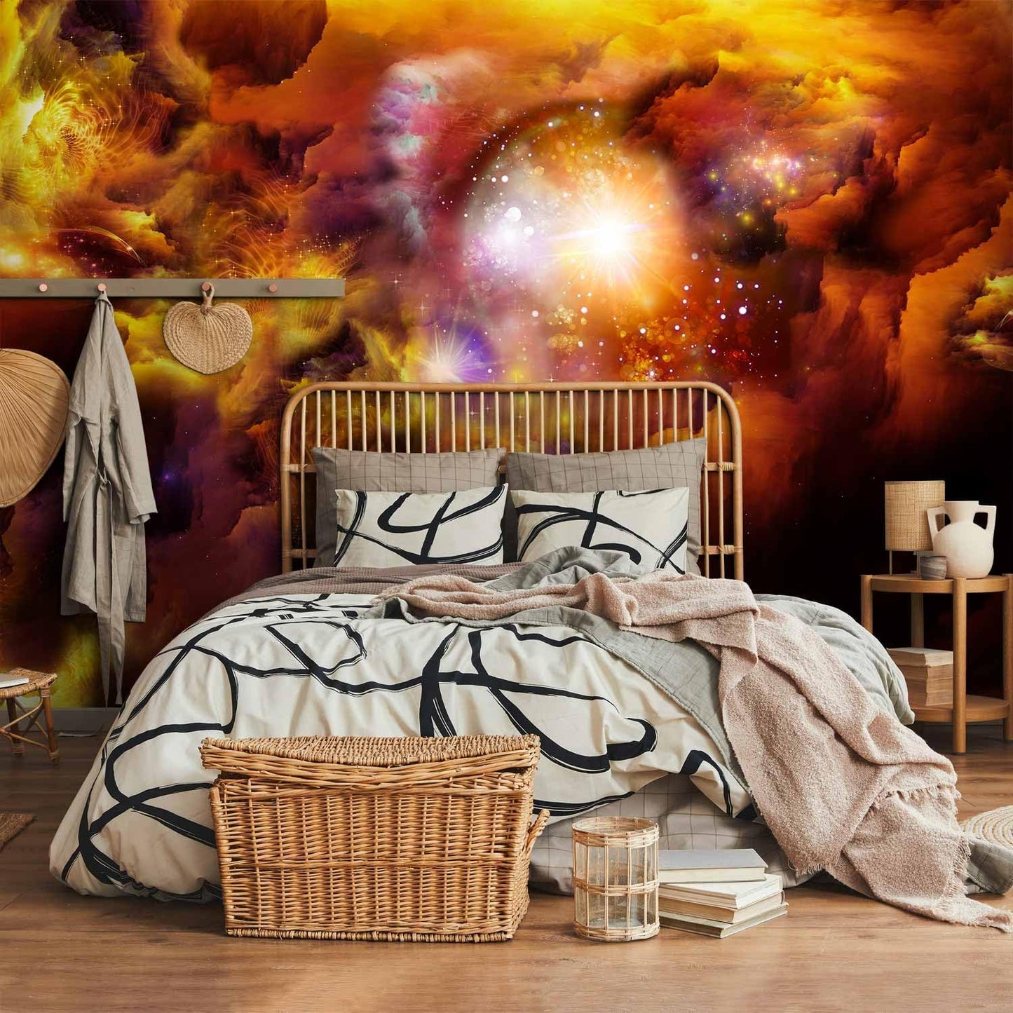 artgeist Wall Mural Cosmos Galaxy 197x138 in - XXL Non-Woven Wallpaper Fleece Wall Decor Photo Print Picture Image Design Home n-A-0027-a-d