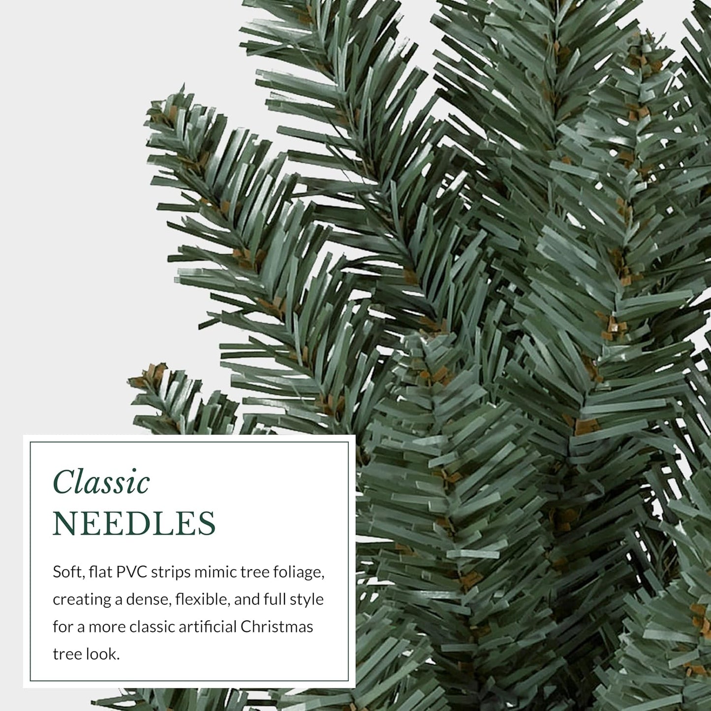 Balsam Hill 6.5ft Pre-Lit Classic Blue Spruce - Artificial Christmas Tree with 2144+ Tips, 700 Clear Incandescent Lights, Easy Plug System, Premium Stand & Storage Bag for Indoor Holiday Decorating