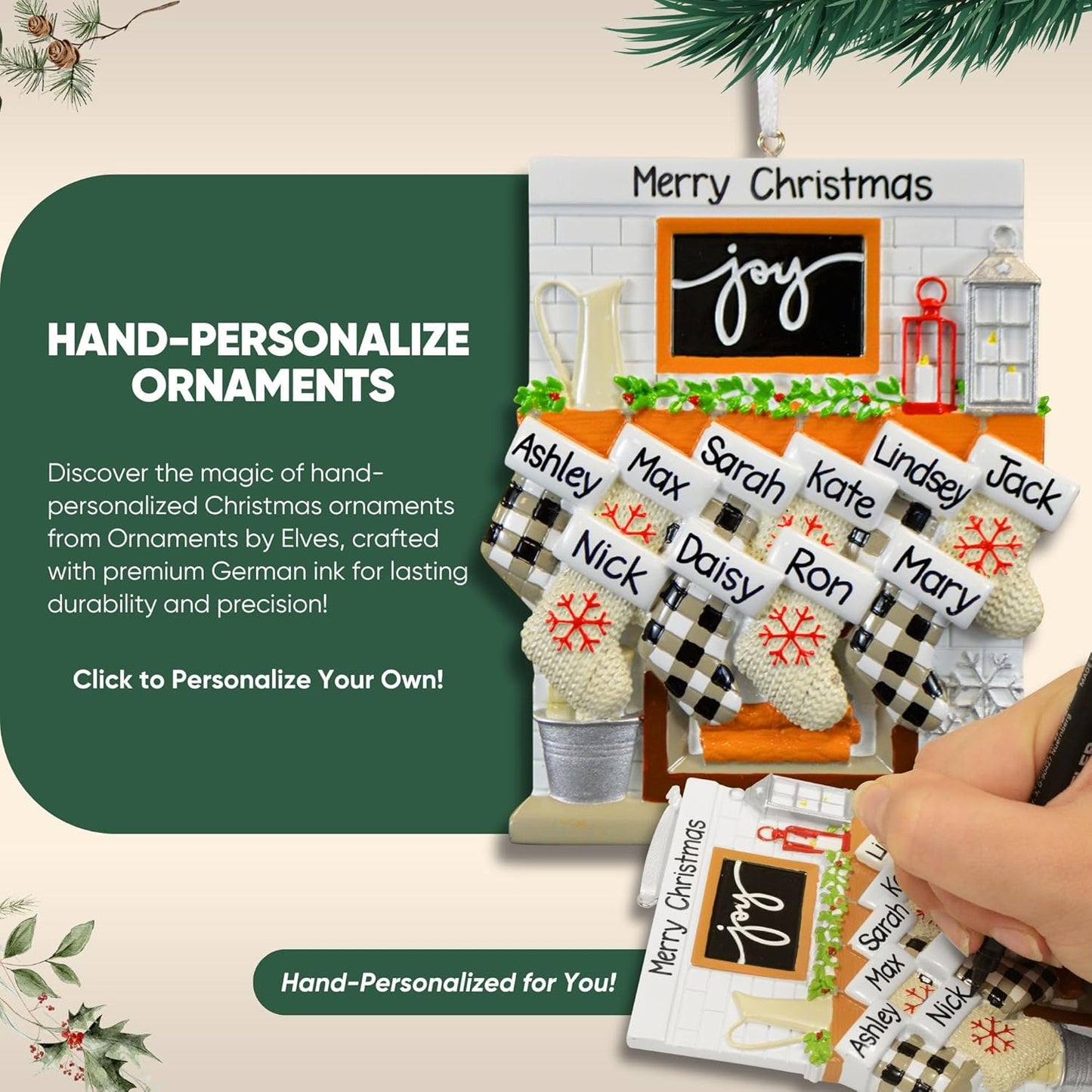 3D Frosty Snowman Family of 5 Christmas Ornament 2025 Personalized Family Christmas Ornaments 2025 | Winter Holiday Snowmen Personalized Tree Ornaments Customizable Gifts Snow People of Five Ornament