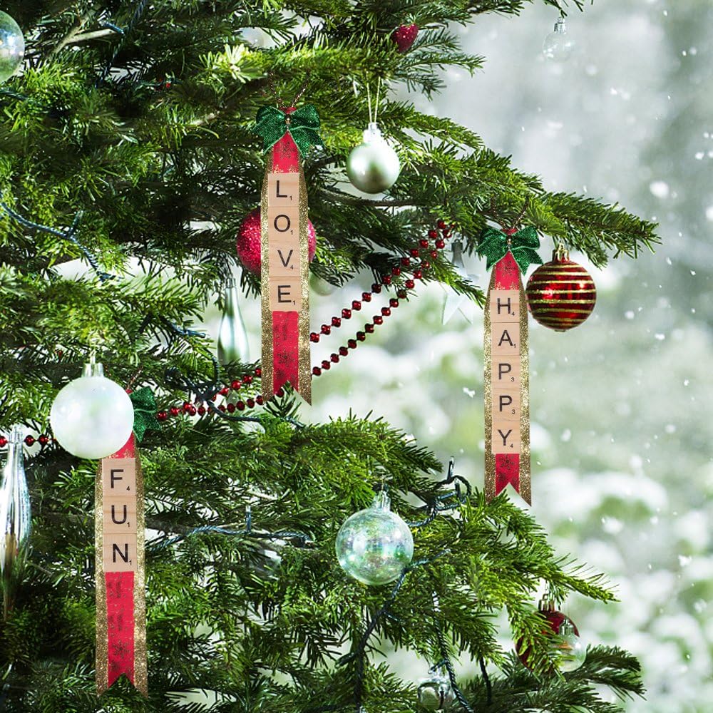 500 Wood Letter Tiles,Scrabble Letters for Crafts - DIY Wood Gift Decoration - Making Alphabet Coasters and Scrabble Crossword Game