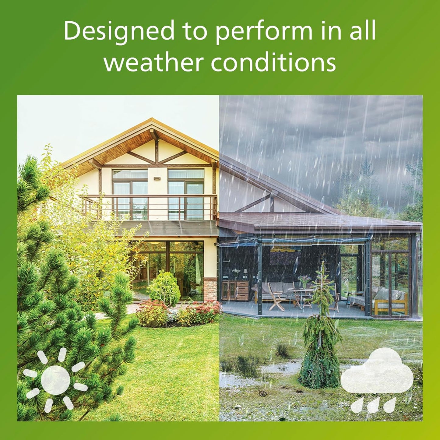 Philips Solar LED 1-Pack Ultra-Efficient Wall Lantern - Blaise, Dusk to Dawn, Automatically Linkable, Daylight and Motion Sensor, 3000K Bright White Light, IP44, Anthracite