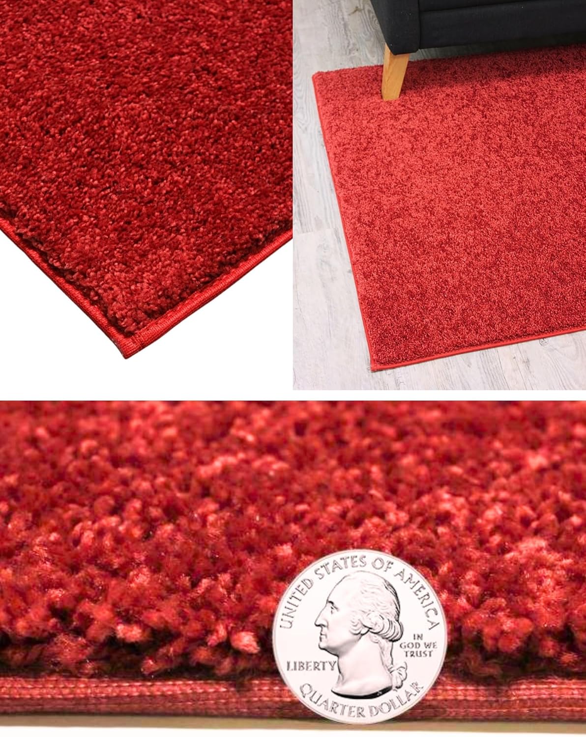 KOECKRITZ Soft and Colorful Kids Classroom Area Rugs (Passes Flammability Pill Test) Many Sizes and Bright Colors to Select from (7' x 7', Fire Engine)