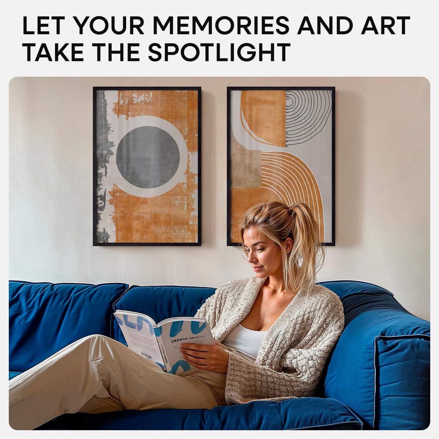 Homeforia 16x24 Black Wood Frame, High End Oak 16x24 Picture Frames with Mat 12x18 Photo, 16 x 24 Wooden Poster Frame Matted to 12 by 18 Print, 24x16 Hanging Frames, Tempered Glass, Wall Kit, Set of 1