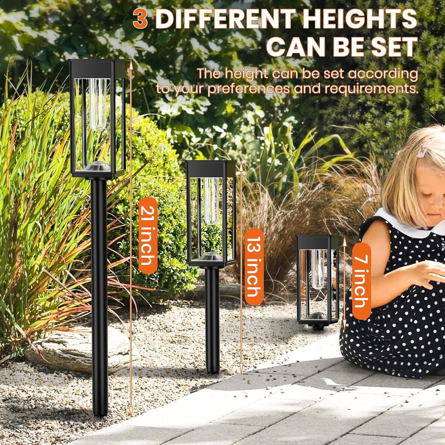 Solar Pathway Lights Outdoor,6 Pack Bright Solar Lights Outdoor,IP65 Waterproof Solar Garden Lights Solar Powered Landscape Lighting for Yard Patio Walkway Driveway Pathway (Cool White)