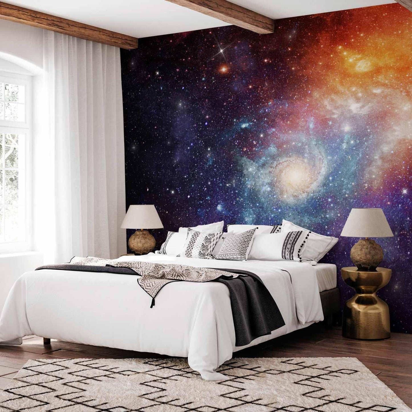 artgeist Wall Mural Cosmos Galaxy 79x55 in - XXL Non-Woven Wallpaper Fleece Wall Decor Photo Print Picture Image Design Home f-C-0101-a-a