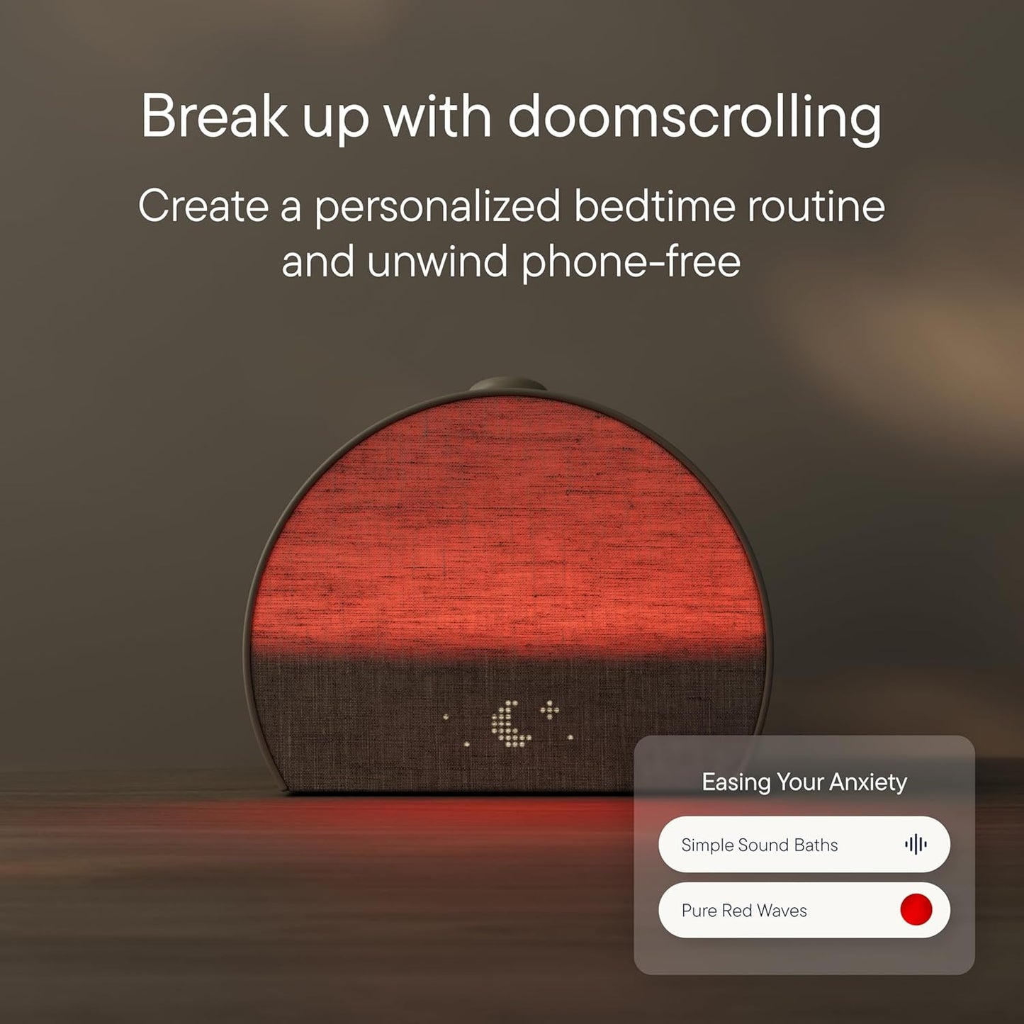 Hatch Restore 3 Sunrise Alarm Clock, Sound Machine, Smart Light (Cocoa) - White Noise, Screen-Free Sleep Routine