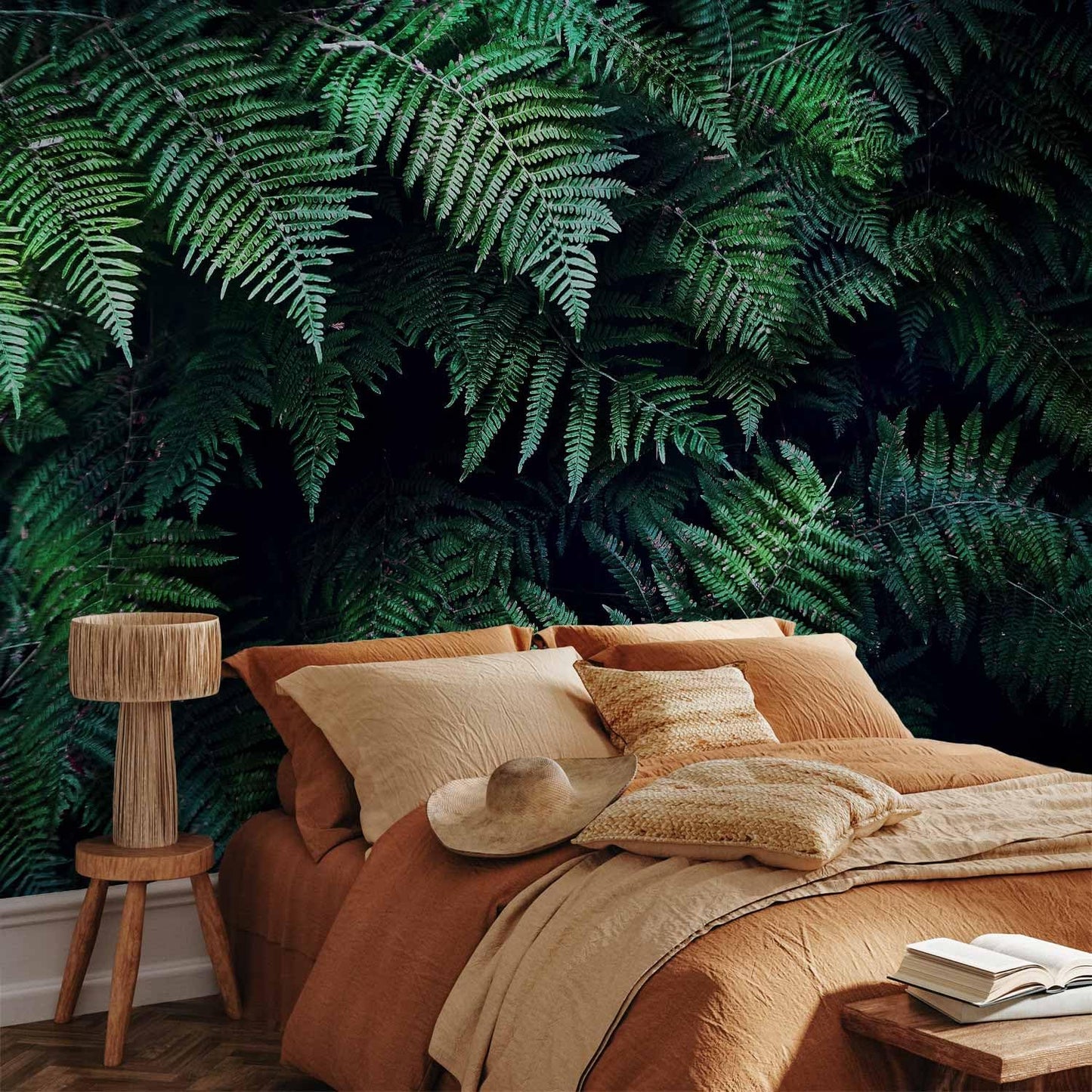 artgeist Premium Wall Mural 3D Effect 157x110 in - XXL Non-Woven Wallpaper Fleece Wall Decor Photo Print Picture Image Design Home Tropical Leaves b-C-0564-a-a