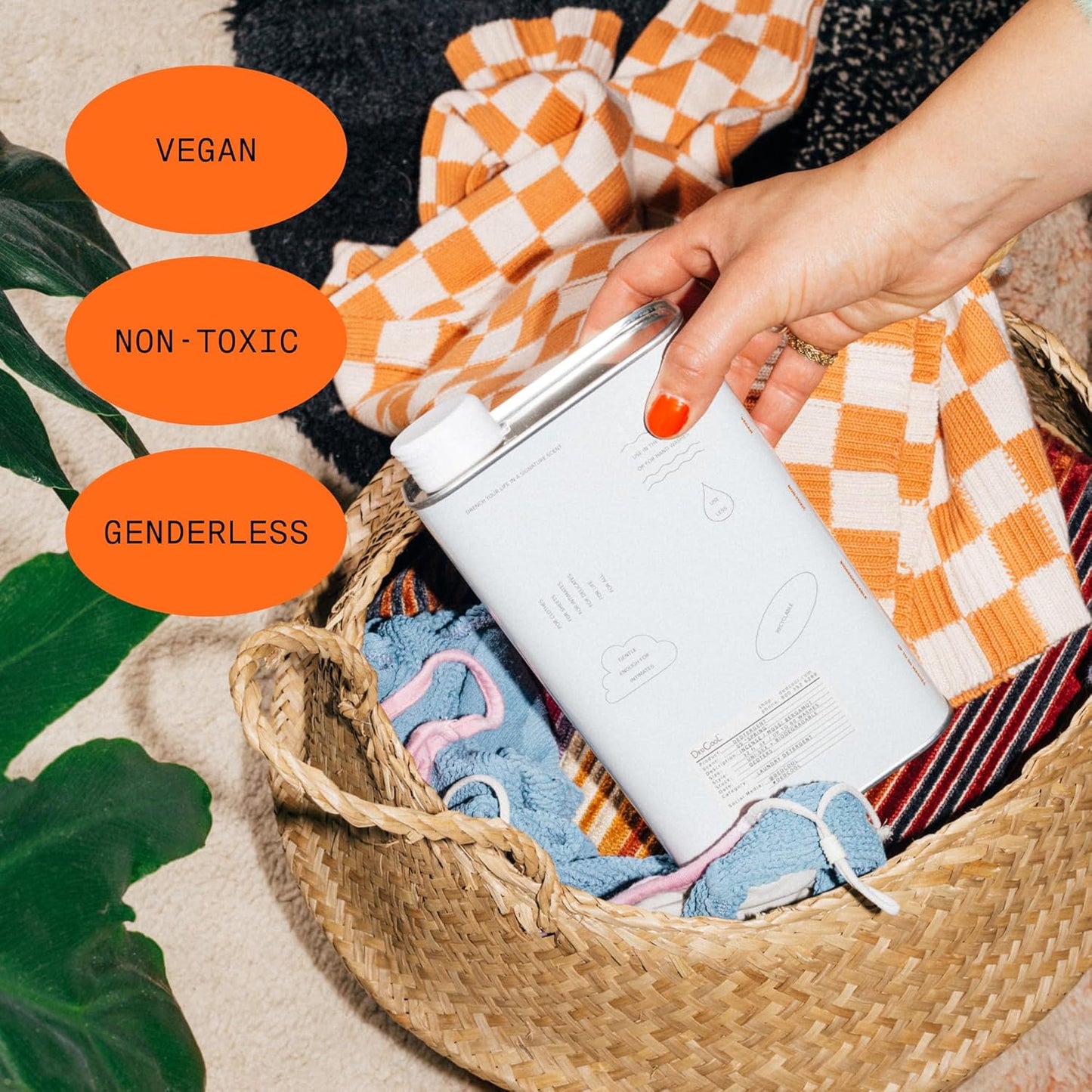 DedCool Liquid Laundry Dedtergent (Xtra Milk, 32 fl oz), Luxurious Fragrance, Scented, Removes Stains, Ideal for 60 Washes, Infused with Natural Essential Oils, Vegan, Non-Toxic, Cruelty & Dye Free