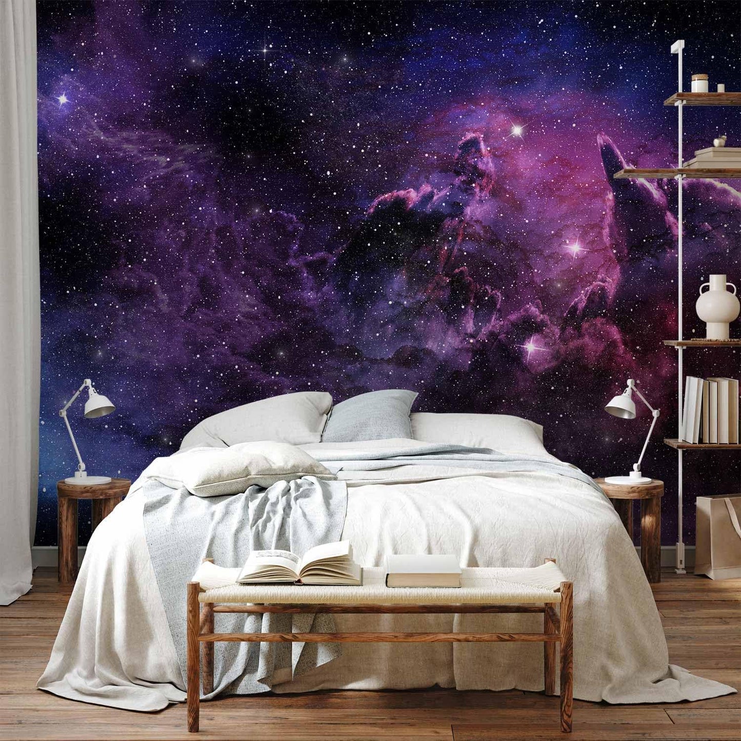 artgeist Premium Wall Mural Cosmos Galaxy 118x83 in - XXL Non-Woven Wallpaper Fleece Wall Decor Photo Print Picture Image Design Home a-C-0022-a-a