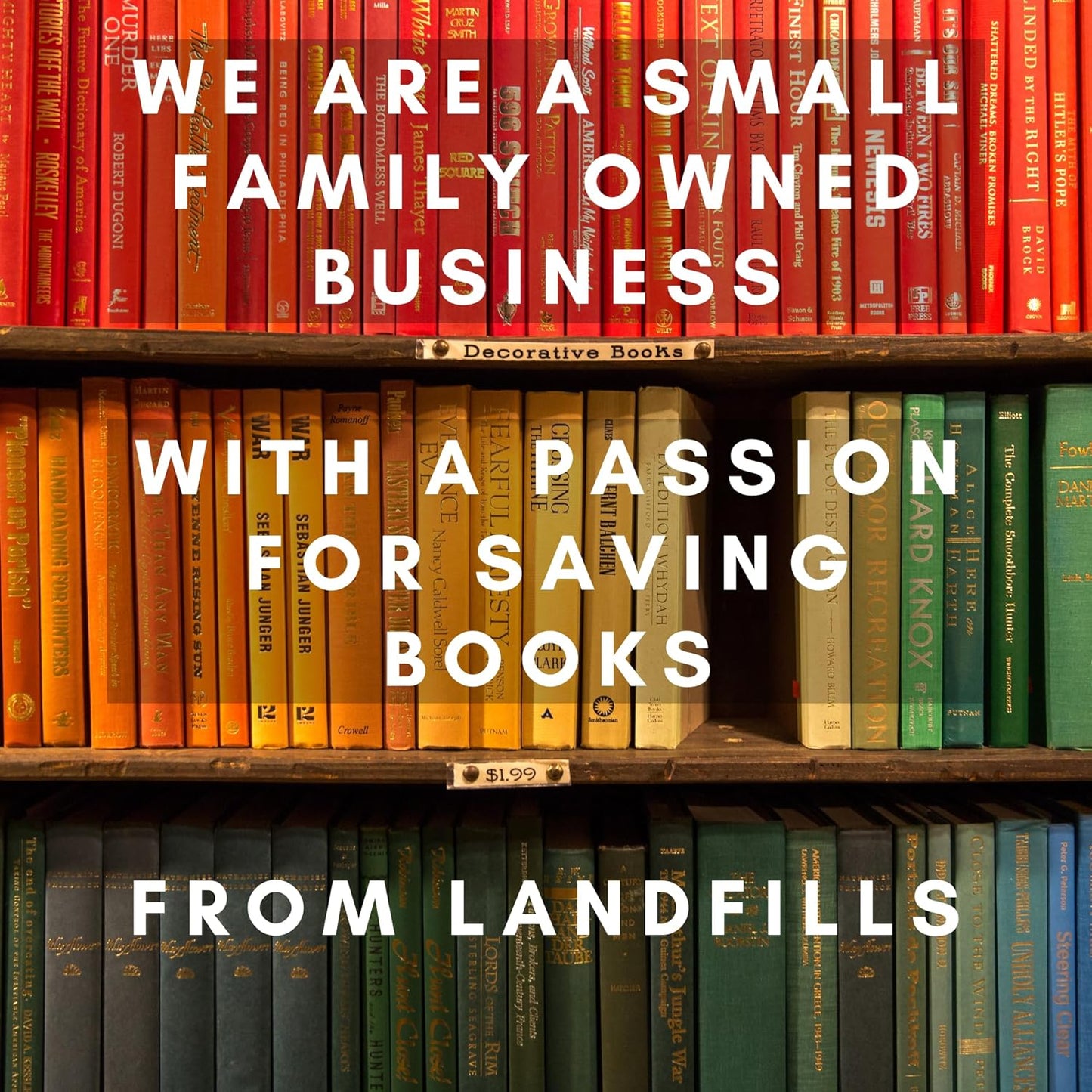 Curated Decorative Books Hardcover Décor Books for Home Décor, Choose Color, Interior Design, Office, Wedding Display, Instant Library, or Staging (Brown, Half Foot)