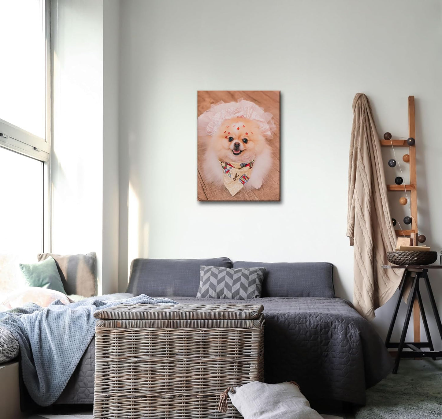 Laoife Custom Canvas Prints with Your Photos 20"x30", Canvas Photo Prints Custom, Personalized Canvas Wall Art for Office Home Bedroom Living Room Wall Decor, Gift for Father's Day Birthday Wedding