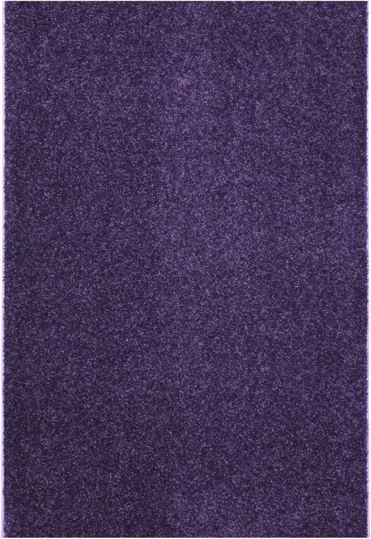 KOECKRITZ Soft and Colorful Kids Classroom Area Rugs (Passes Flammability Pill Test) Many Sizes and Bright Colors to Select from (6' x 6', Eggplant)