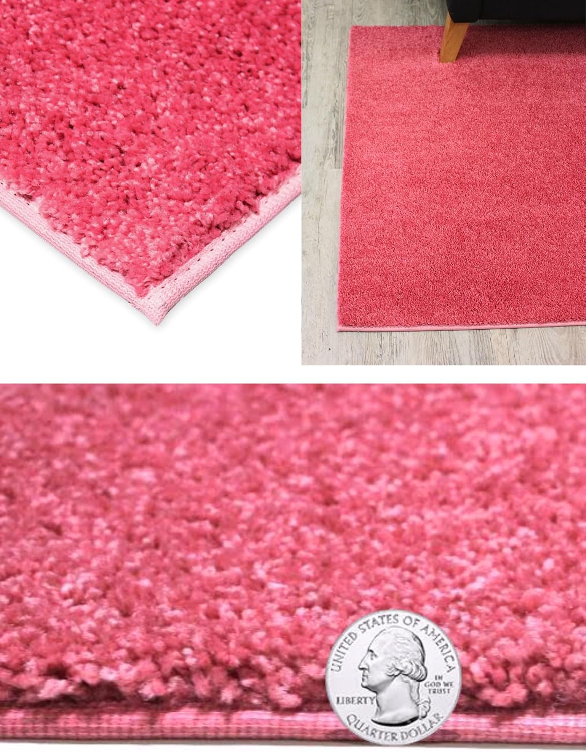 KOECKRITZ Soft and Colorful Kids Classroom Area Rugs (Passes Flammability Pill Test) Many Sizes and Bright Colors to Select from (6' x 6', Glamour)