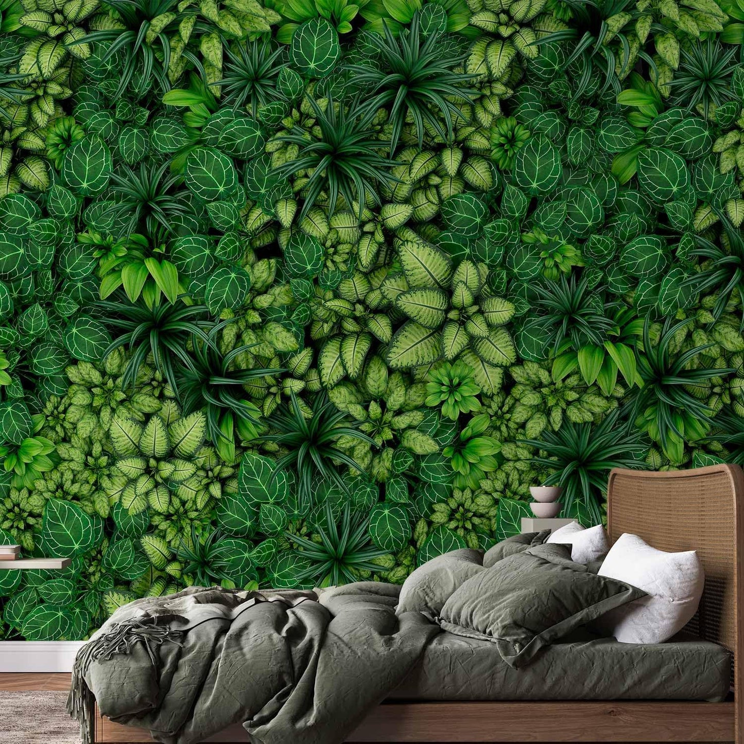 artgeist Wall Mural Plants 138x101 in - XXL Non-Woven Wallpaper Fleece Wall Decor Photo Print Picture Image Design Nature Botanics Tropical Leaves b-B-0601-a-a