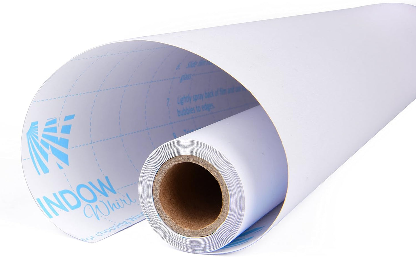 Privacy Window Film: Translucent Static Cling Treatment for Home Security and Decorative Frosted Glass Effect - No Residue, Heat Control, UV Prevention, Easy Removal (Winter Frost, 42 x 72 inches)