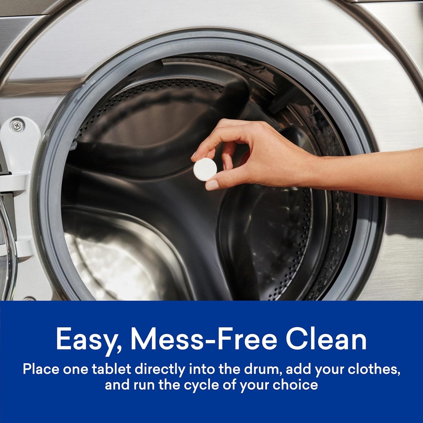 BLUELAND Laundry Detergent Tablets, 36 Count, Plastic-Free Eco-Friendly Pods, Sheets, Liquid Alternative - Fragrance Free and Clear, Natural, Gentle