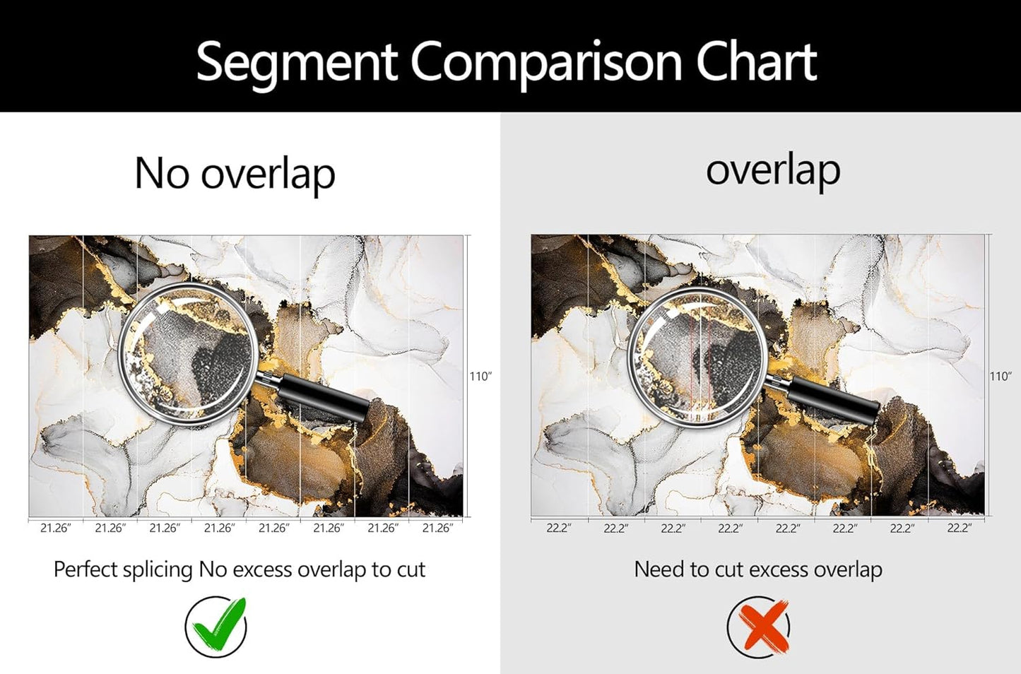 WFBHUA-White and Gold Marble Wallpaper Abstract Art Photo Wall Murals for Living Room Bedroom (Not Peel and Stick)