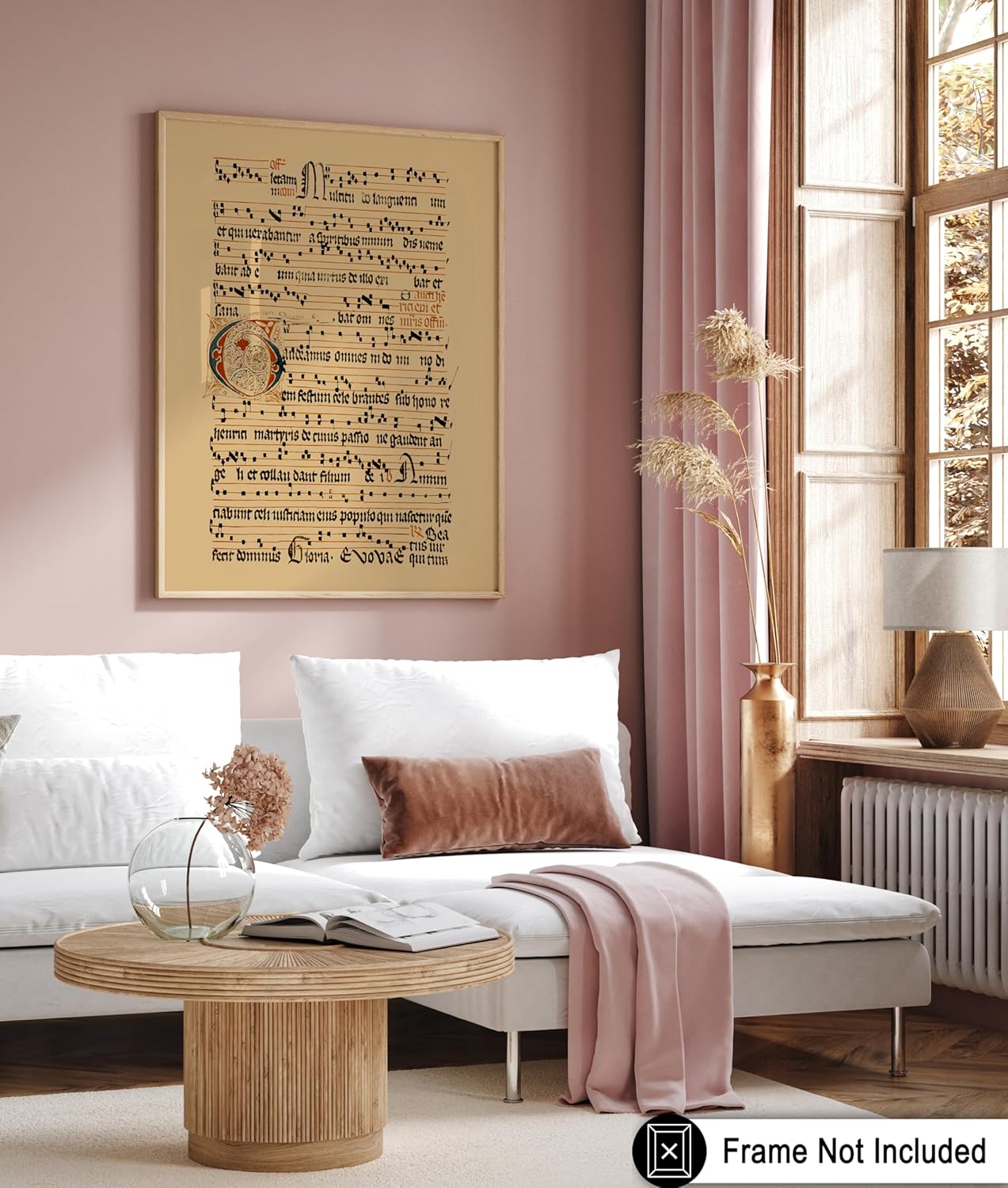 Poster Master Vintage Hymnal Poster - Retro Music Print - Gift for Artist, Friend - Graduale Aboense, Gregorian Chant Manuscript, Score - Wall Decor for Living Room, Bedroom, 24x32 Unframed Wall Art