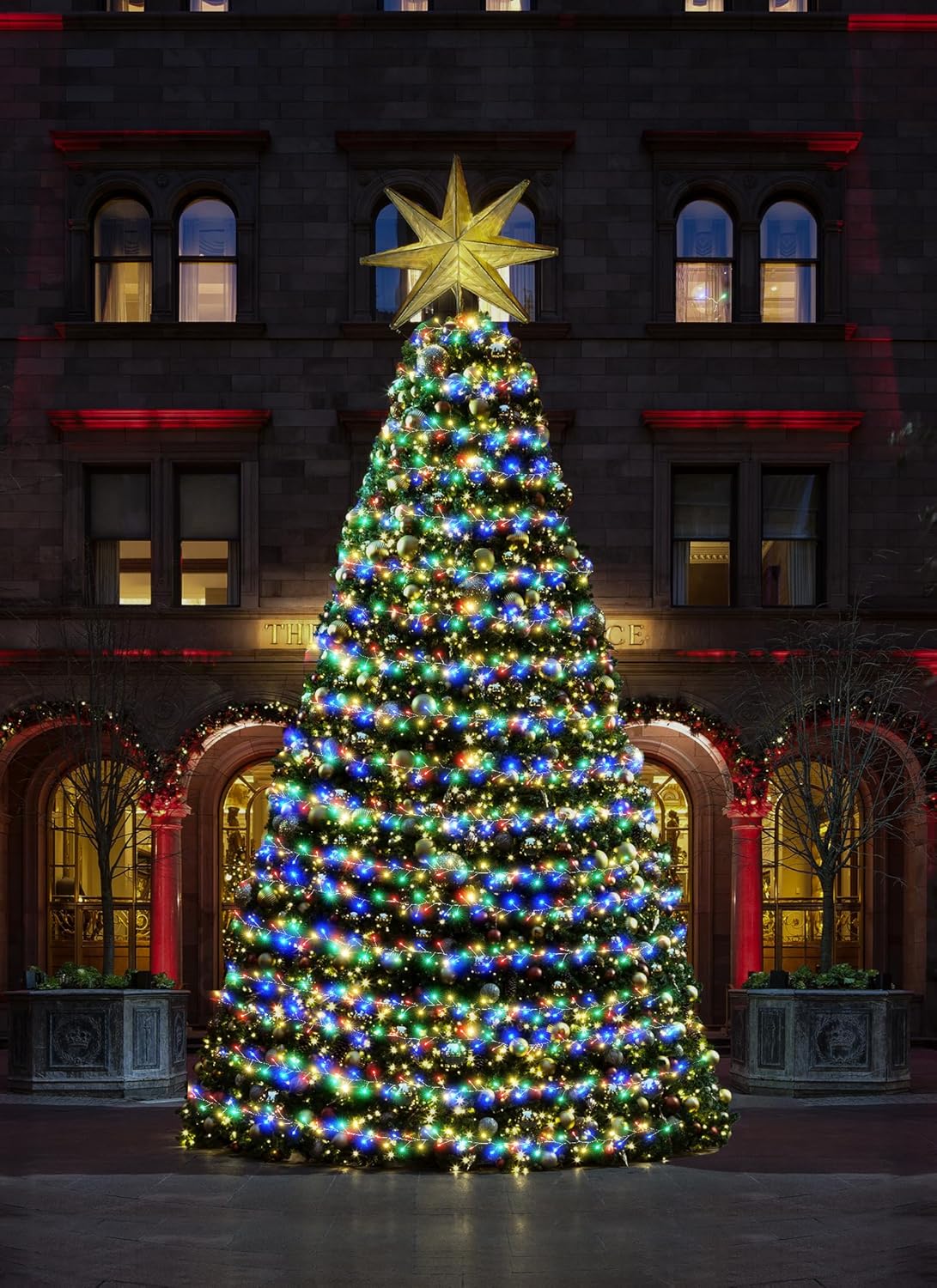 Outdoor Fairy Lights Battery Operated, Twinkle String Lights with Remote, 5 Feet 60 LEDs Firecracker Starry Lights for DIY Wreath Wedding Party Bedroom Mason Jar Holiday Christmas, Multicolor